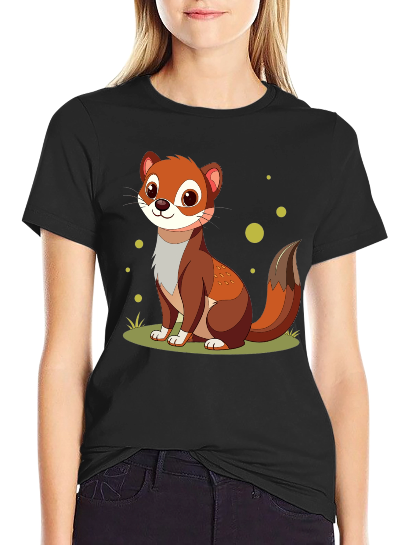 Cute Cartoon Otter Graphic Tee