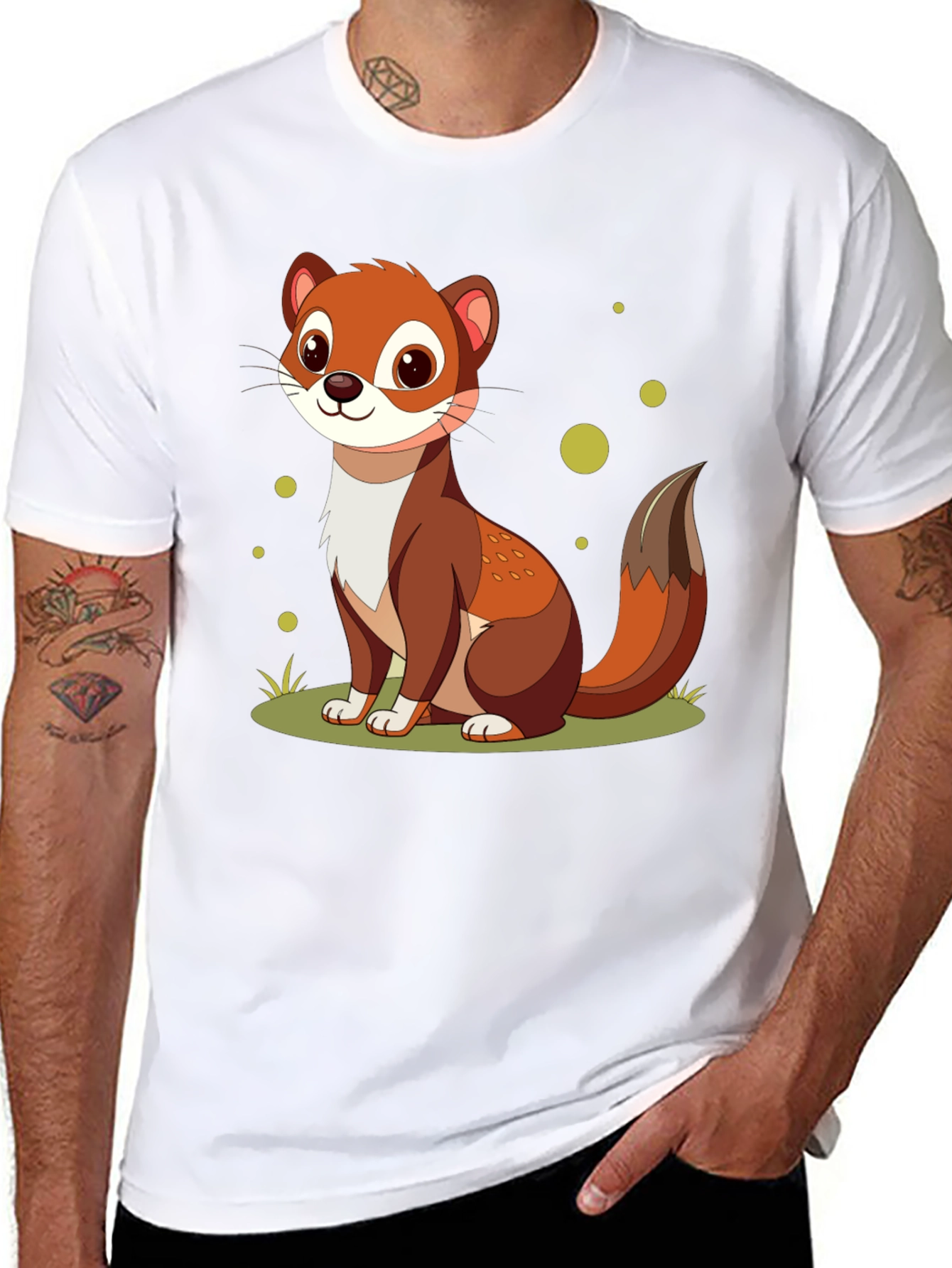 Cute Cartoon Otter Graphic Tee