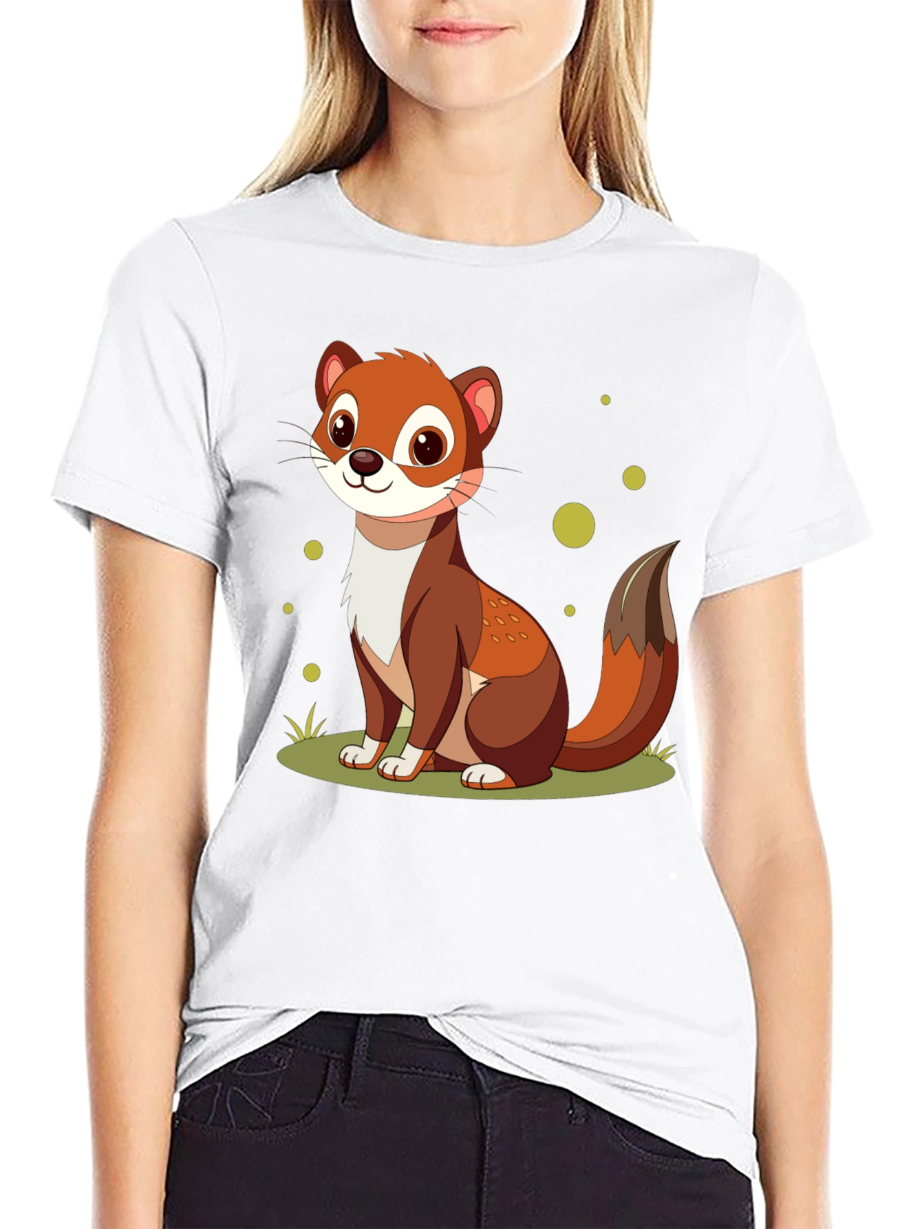 Cute Cartoon Otter Graphic Tee