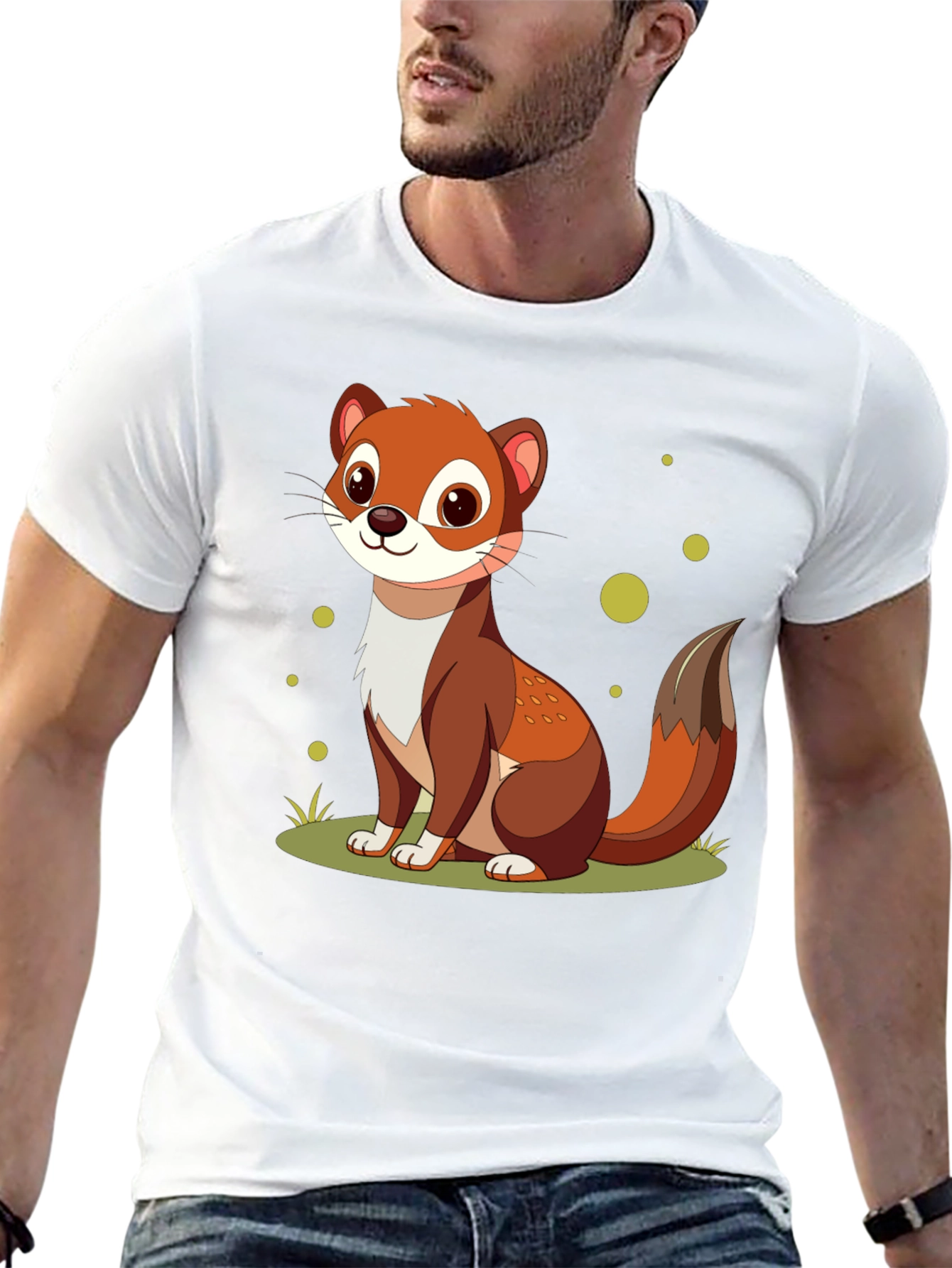 Cute Cartoon Otter Graphic Tee