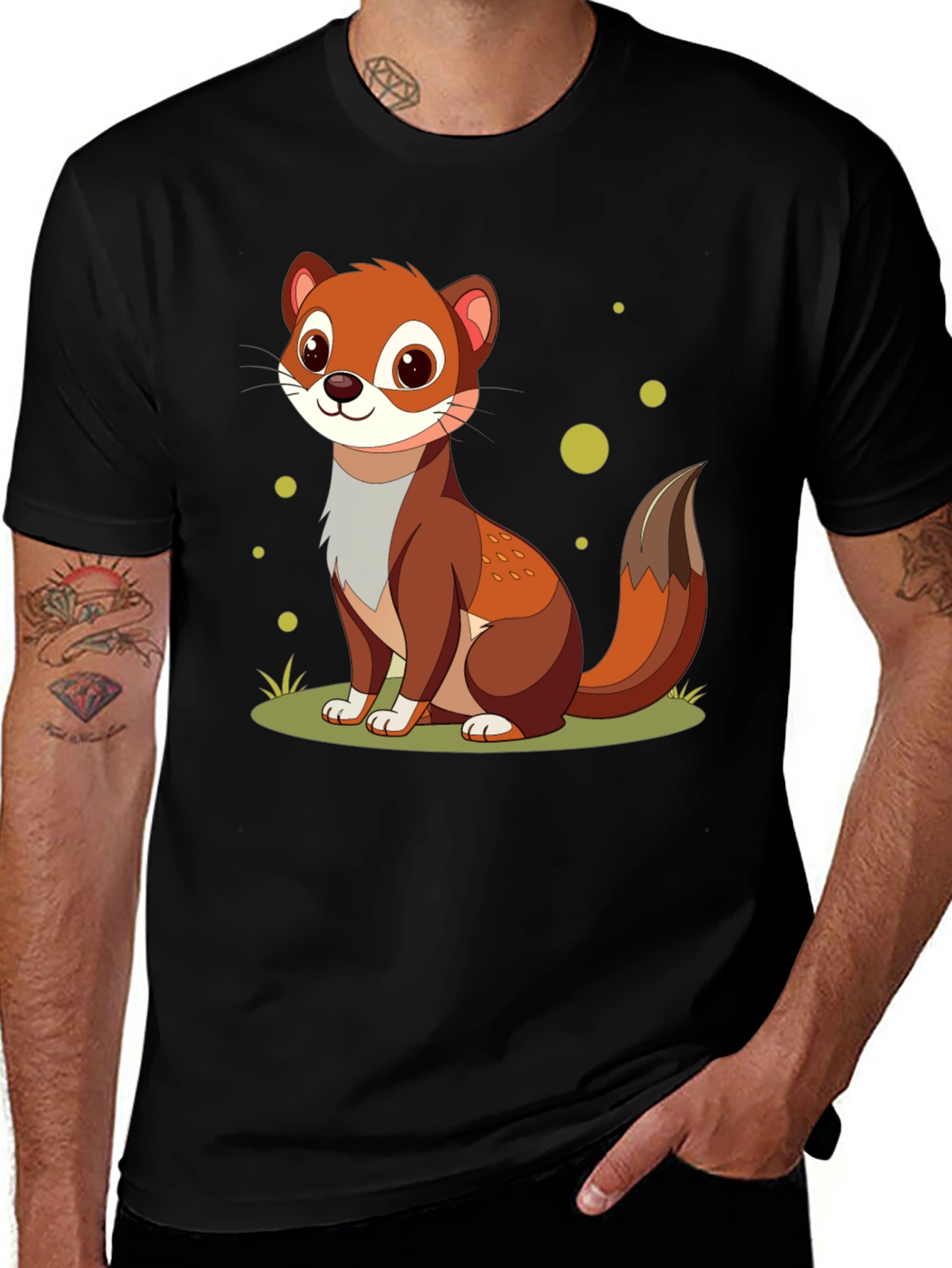 Cute Cartoon Otter Graphic Tee