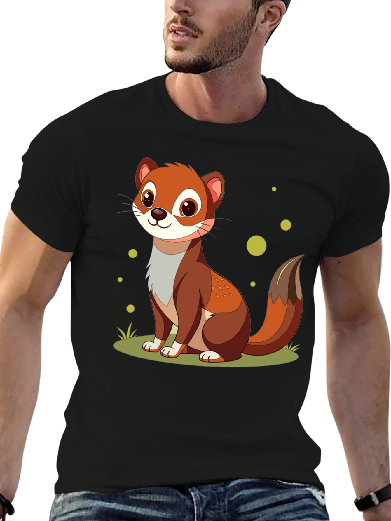 Cute Cartoon Otter Graphic Tee