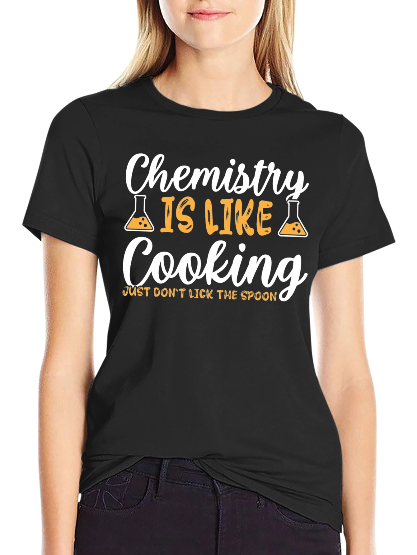 Chemistry Cooking T-Shirt - Dont Lick the Spoon!