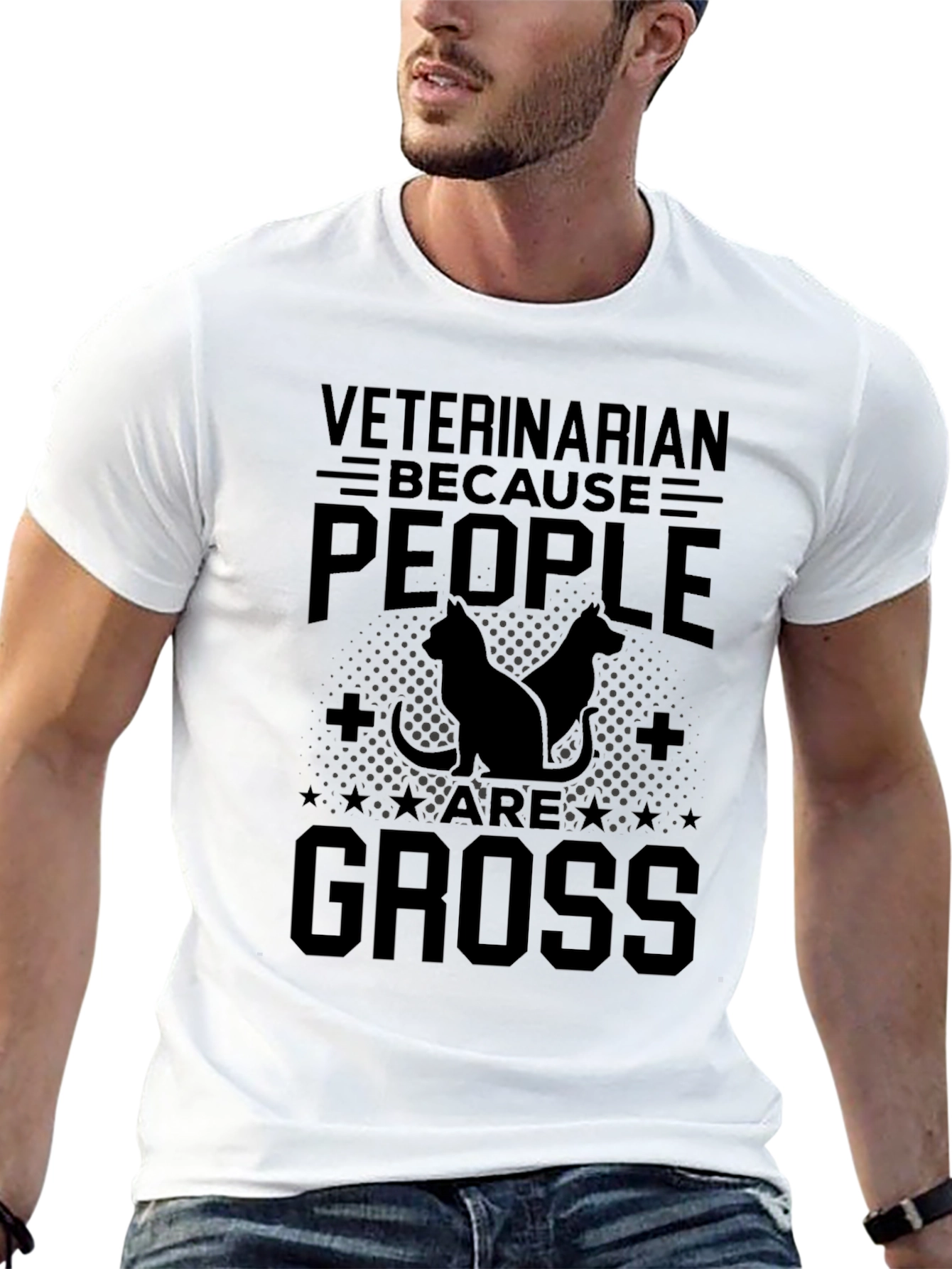 Veterinarian Because People Are Gross T-Shirt