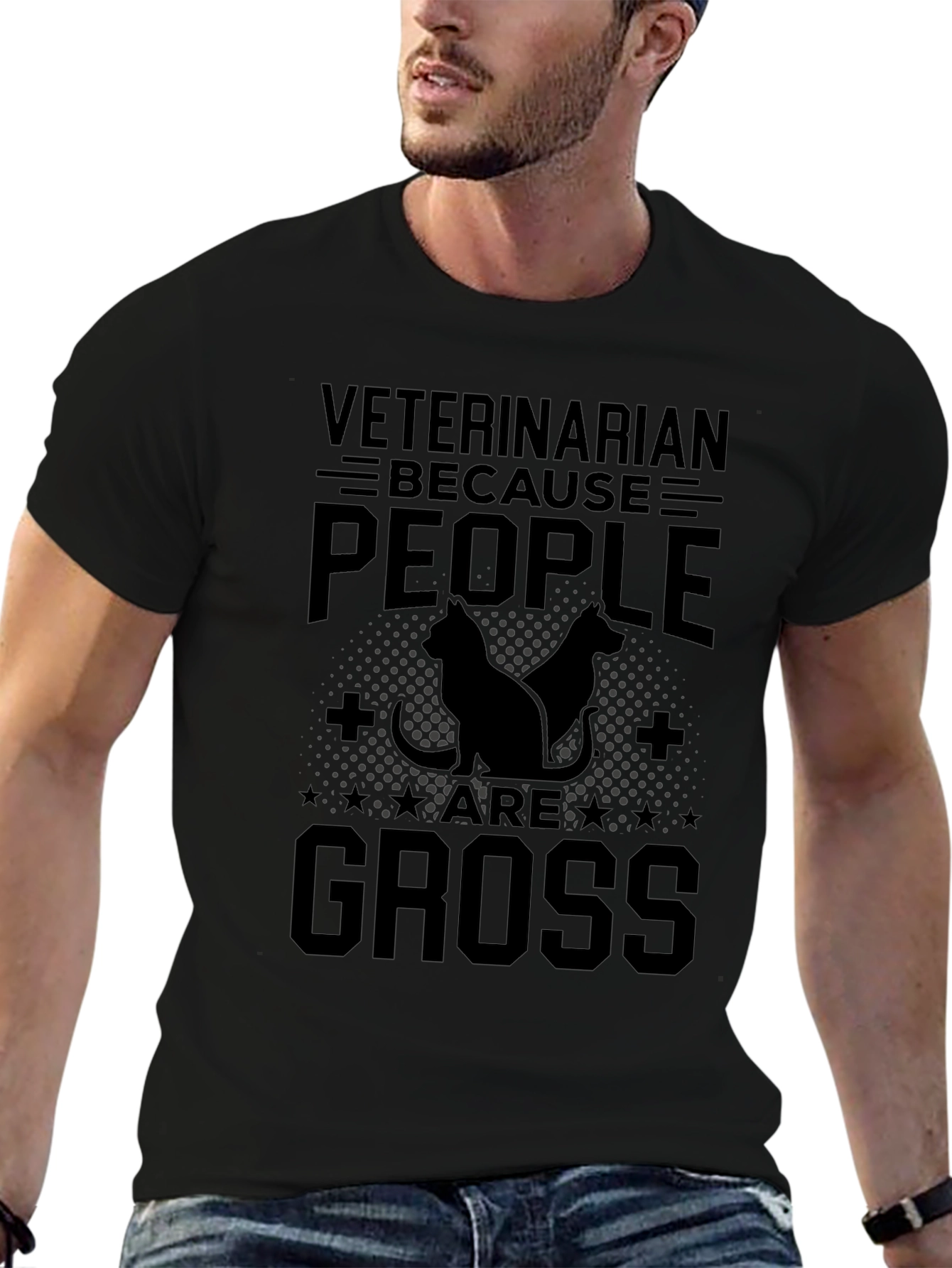 Veterinarian Because People Are Gross T-Shirt