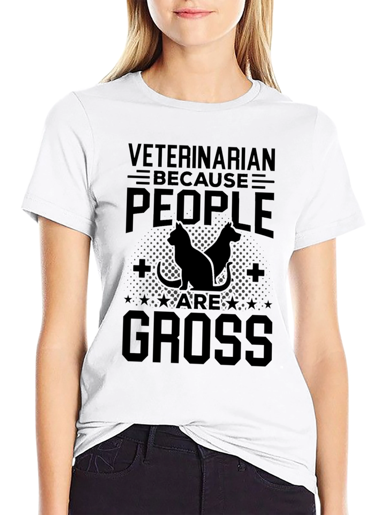 Veterinarian Because People Are Gross T-Shirt