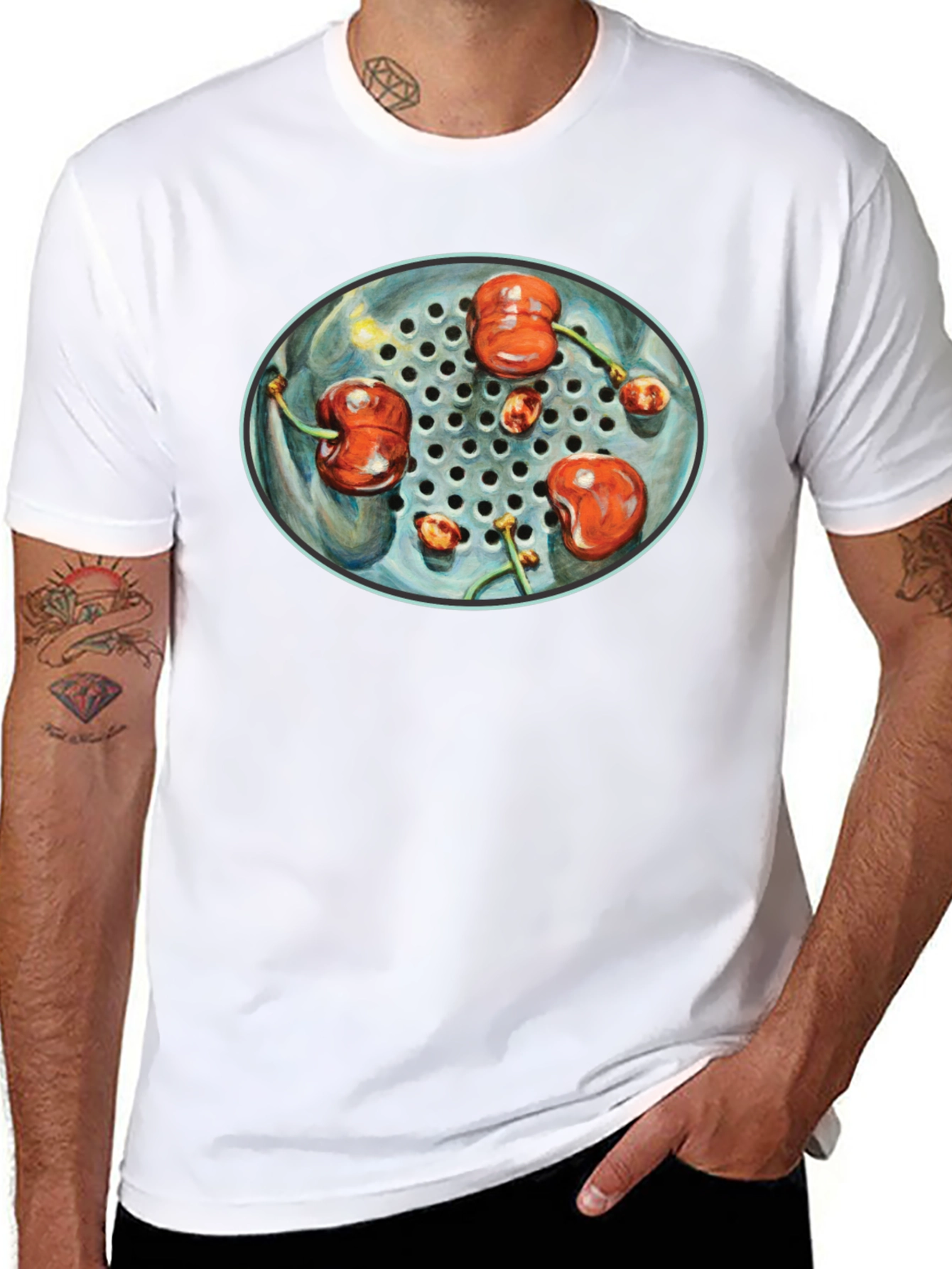 Cherry Colander Graphic Tee