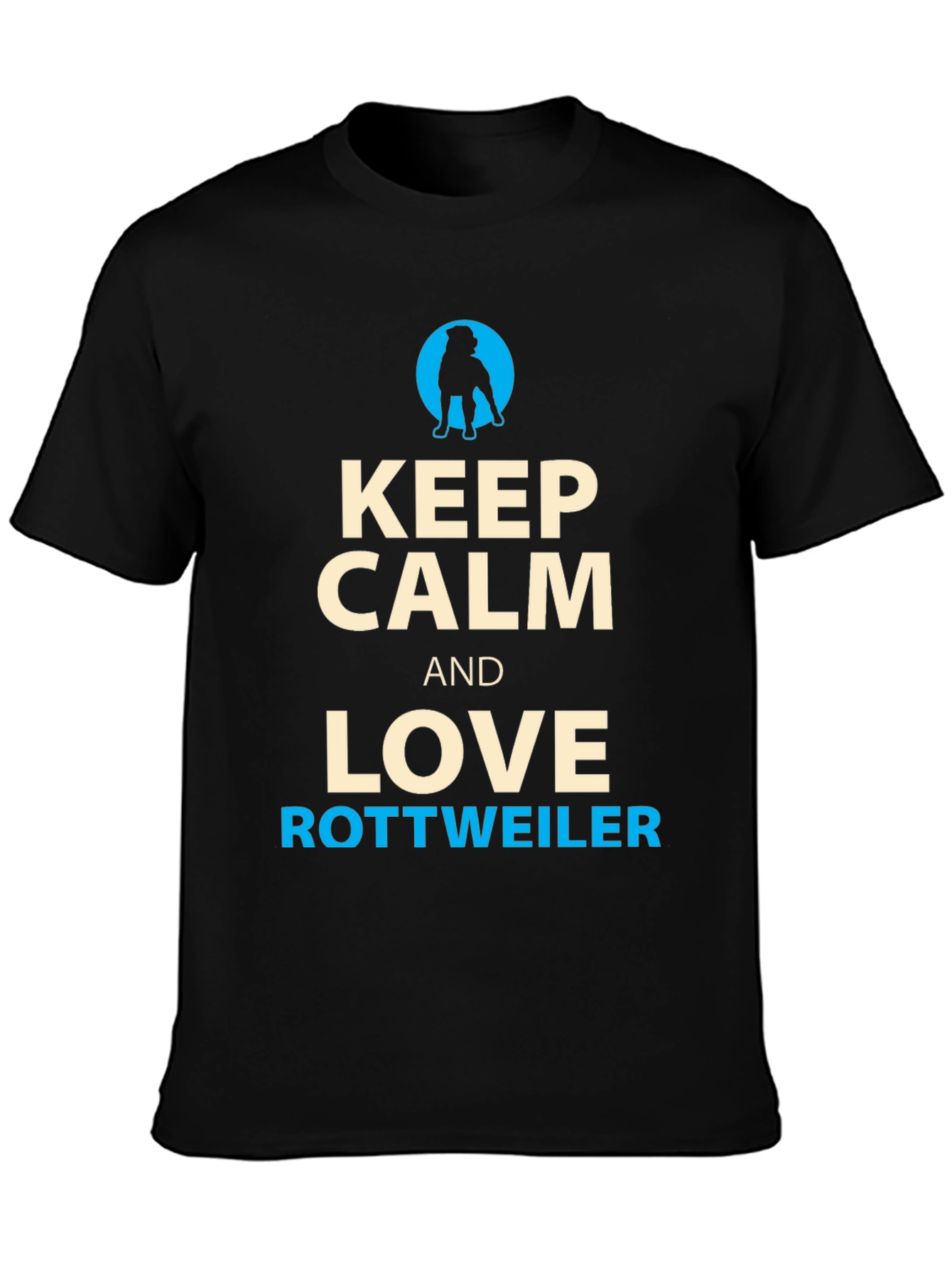Keep Calm and Love Rottweiler T-Shirt