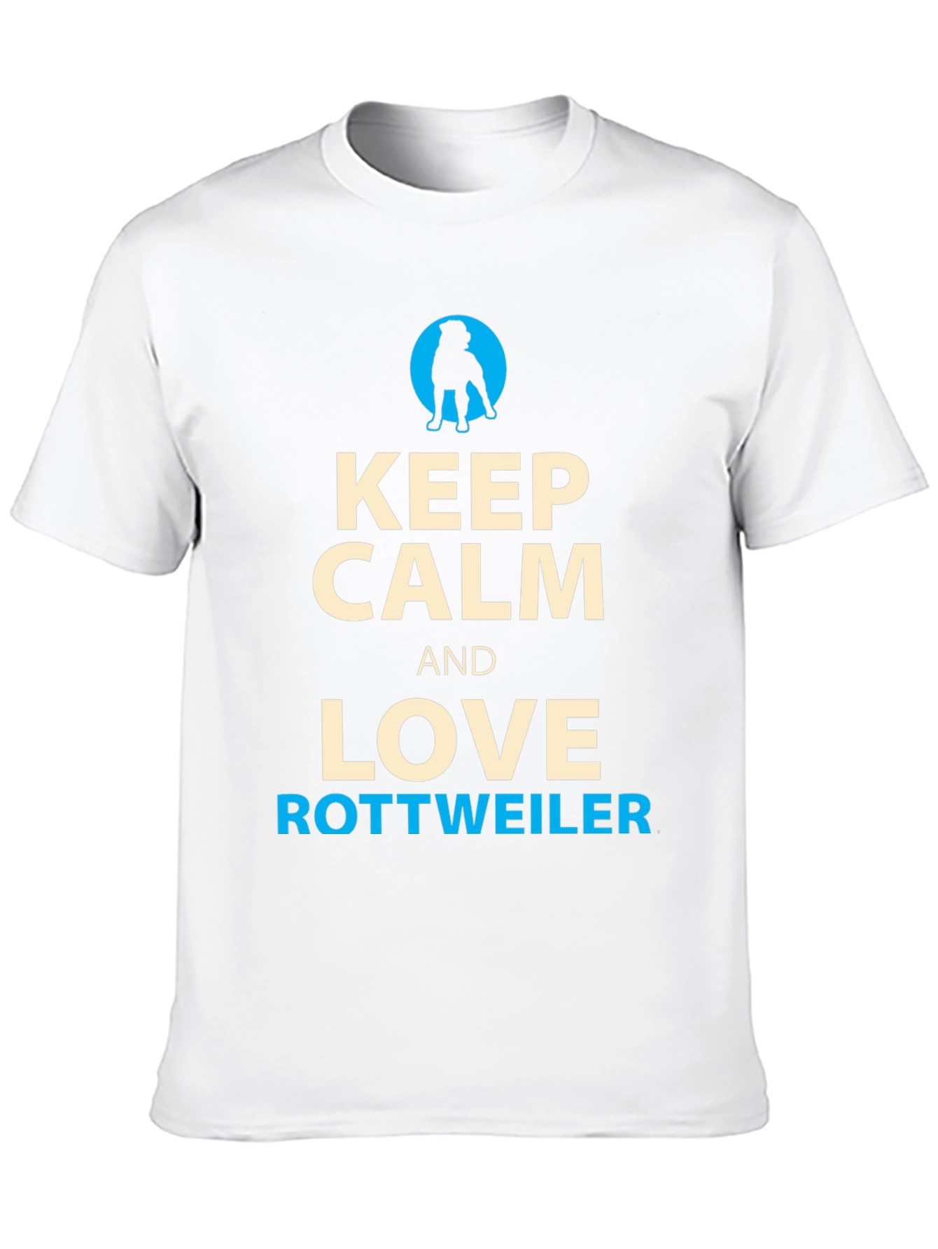 Keep Calm and Love Rottweiler T-Shirt