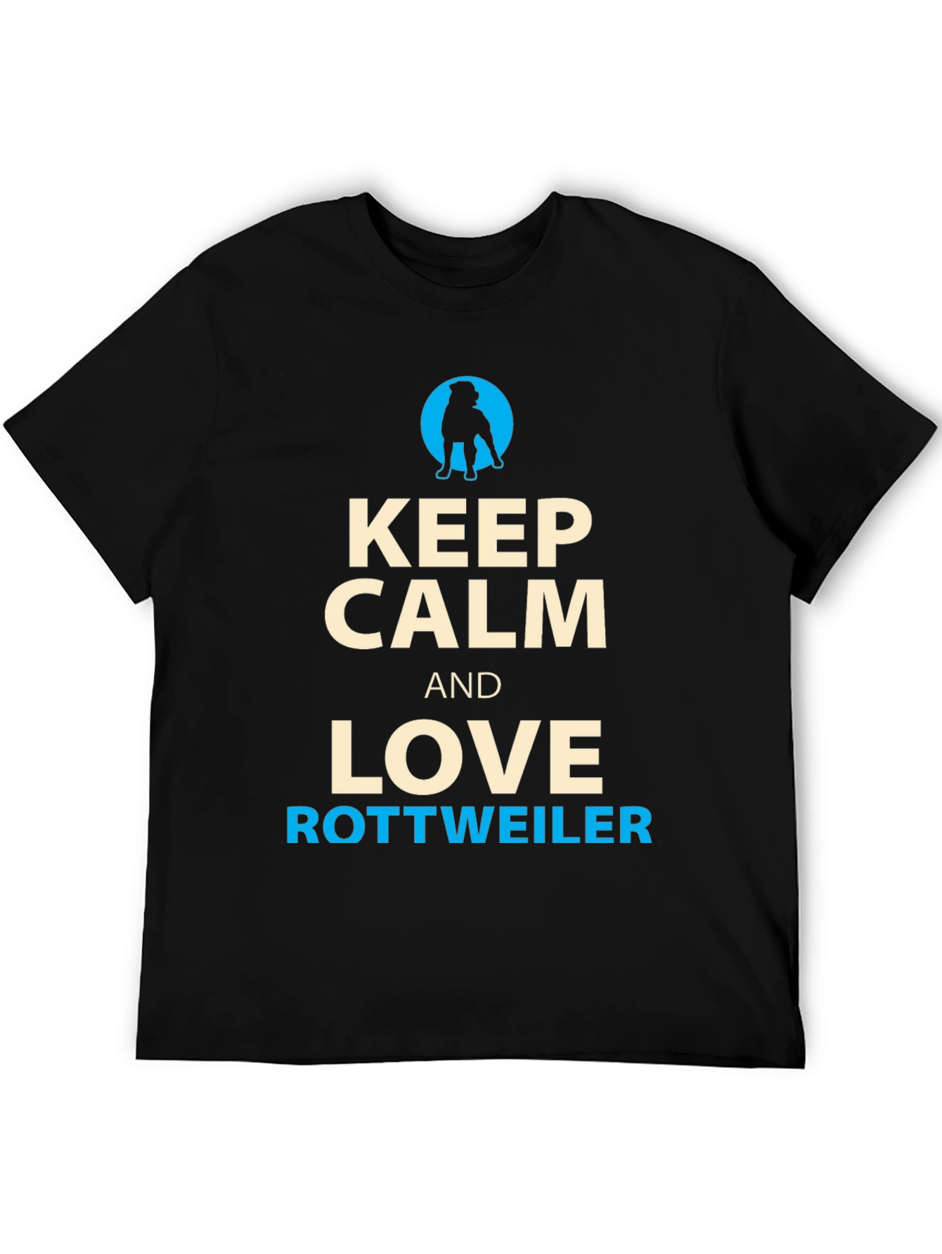 Keep Calm and Love Rottweiler T-Shirt