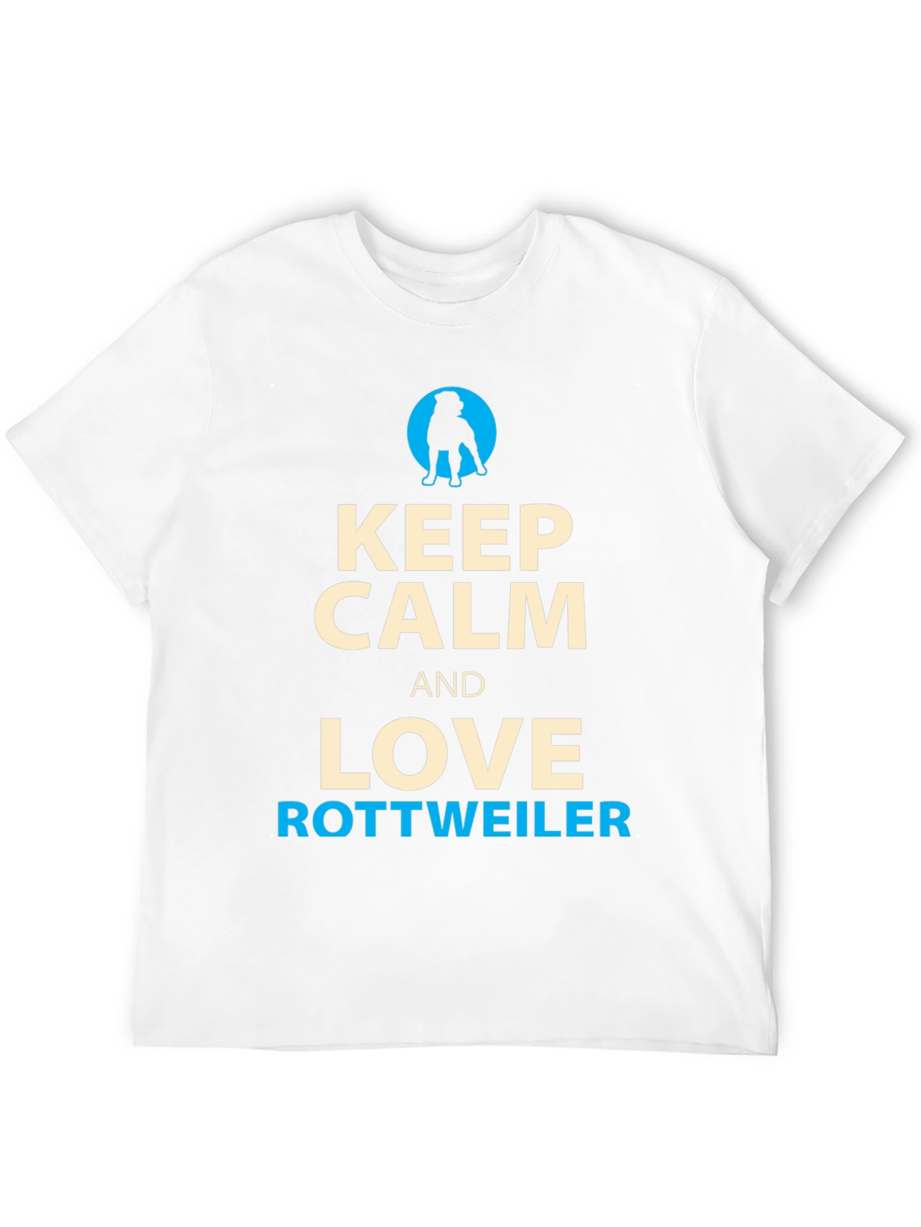 Keep Calm and Love Rottweiler T-Shirt