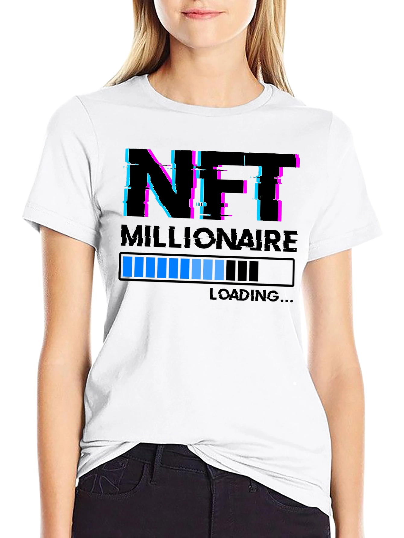 NFT Millionaire Loading T-Shirt - Black