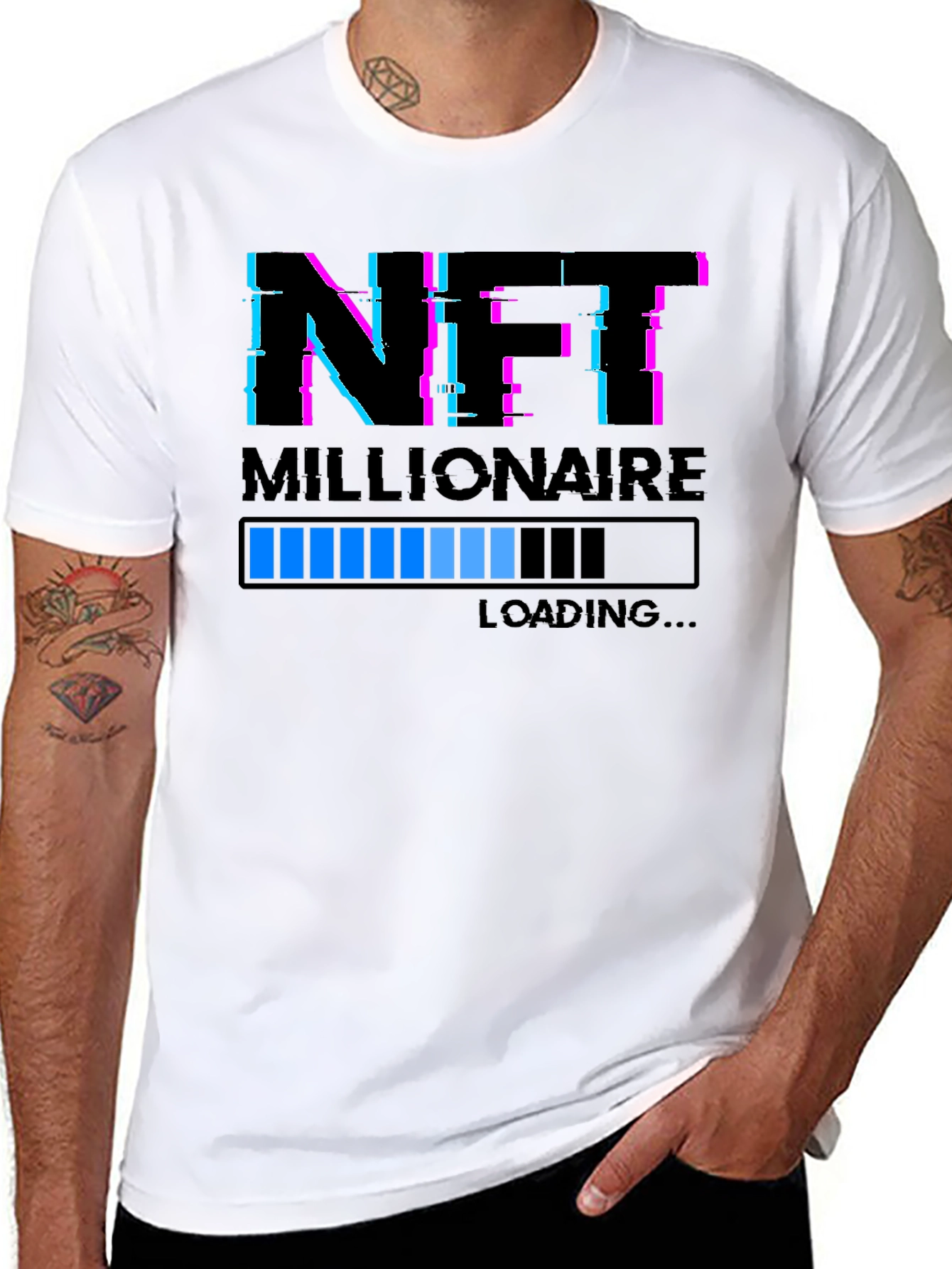 NFT Millionaire Loading T-Shirt - Black