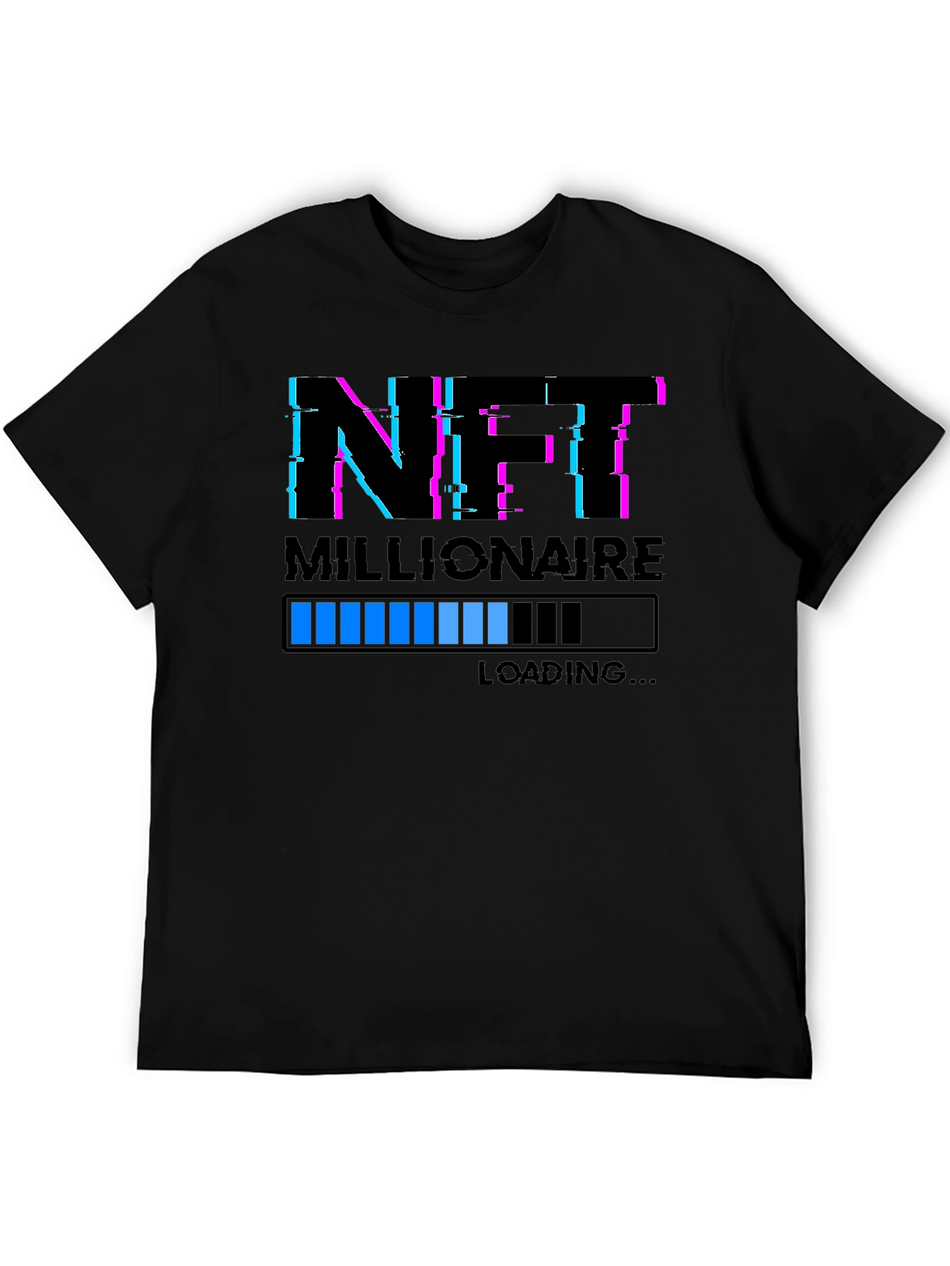 NFT Millionaire Loading T-Shirt - Black