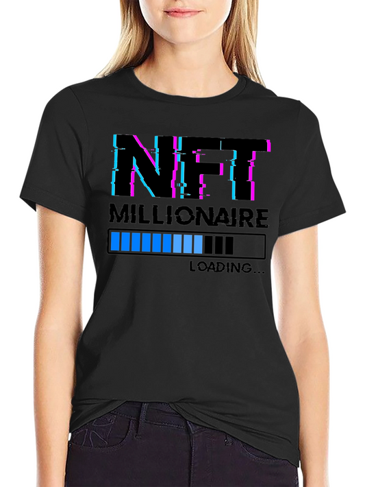NFT Millionaire Loading T-Shirt - Black