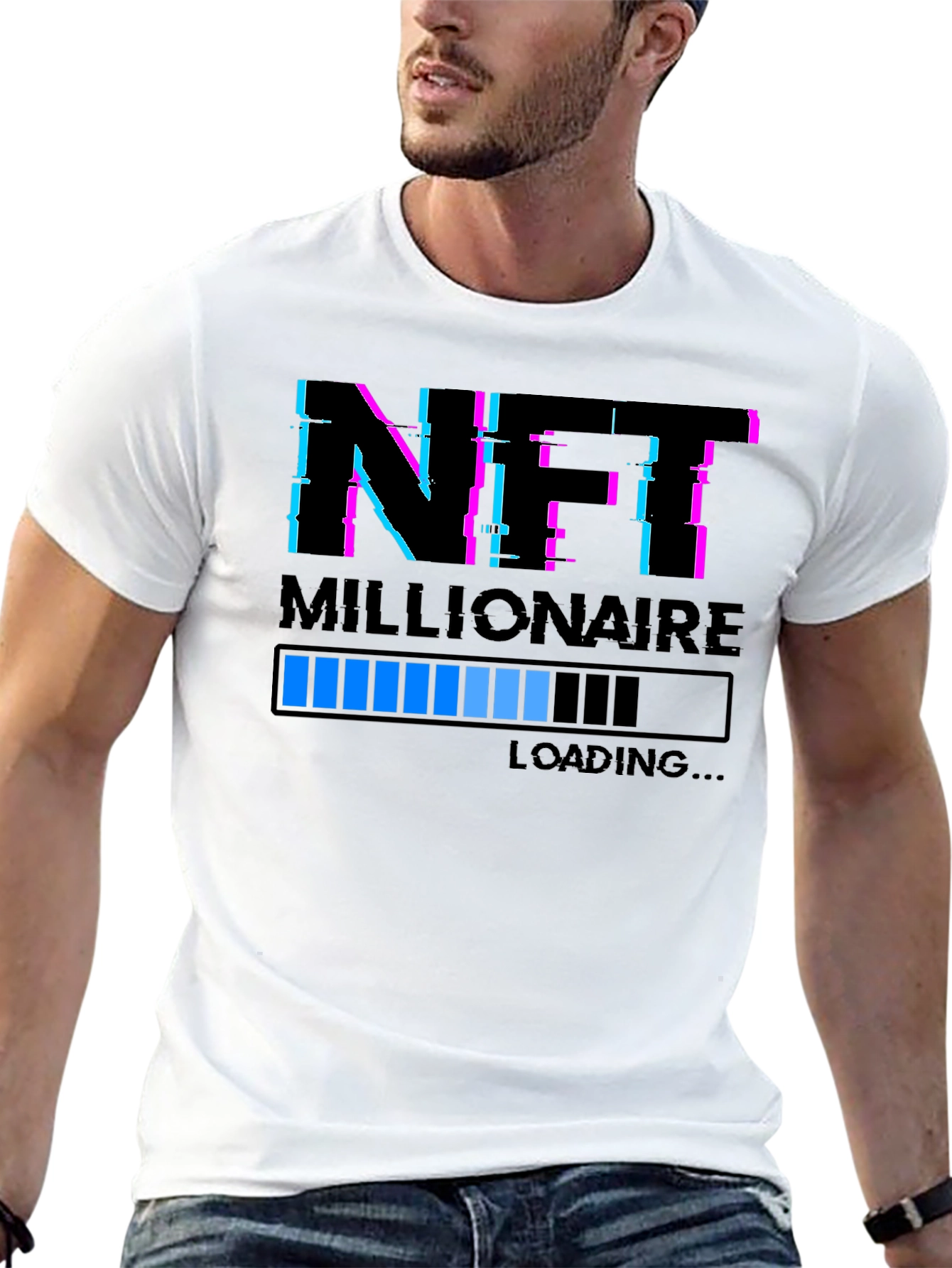 NFT Millionaire Loading T-Shirt - Black