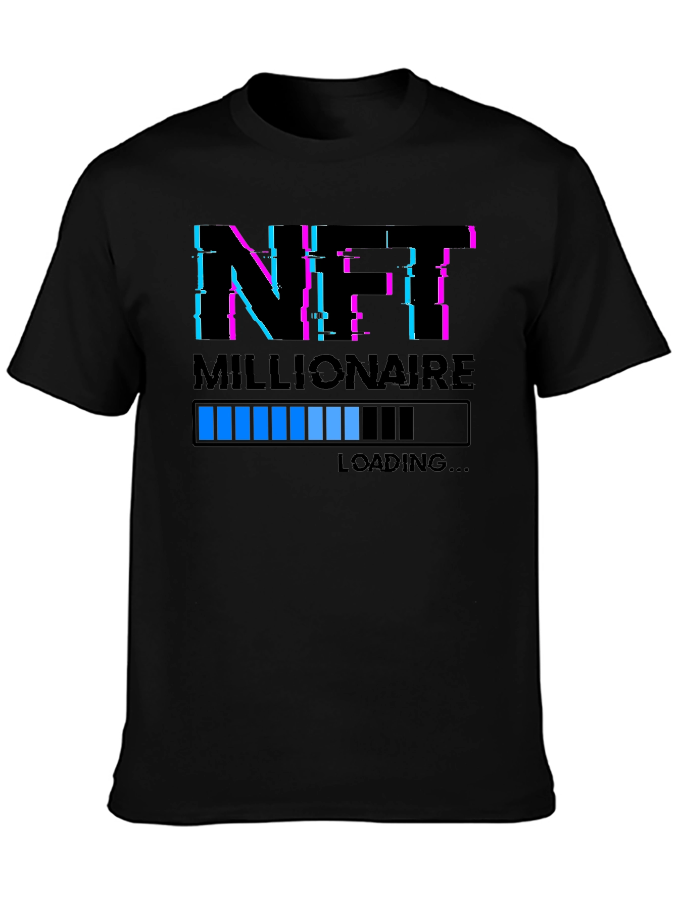 NFT Millionaire Loading T-Shirt - Black