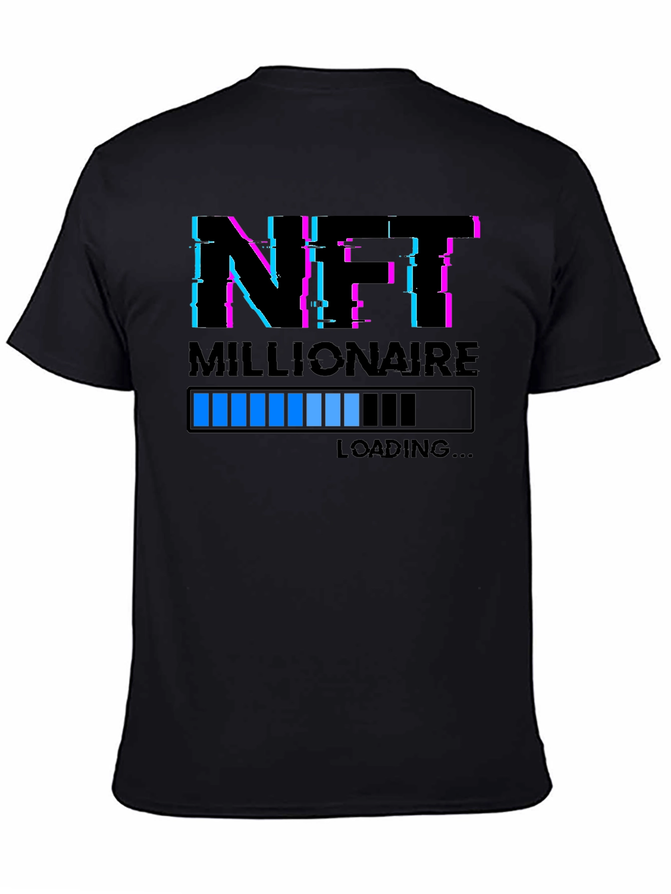 NFT Millionaire Loading T-Shirt - Black