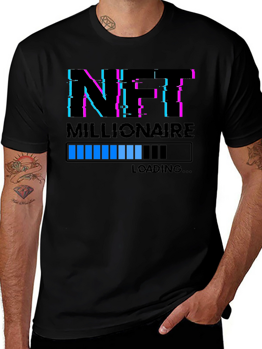 NFT Millionaire Loading T-Shirt - Black