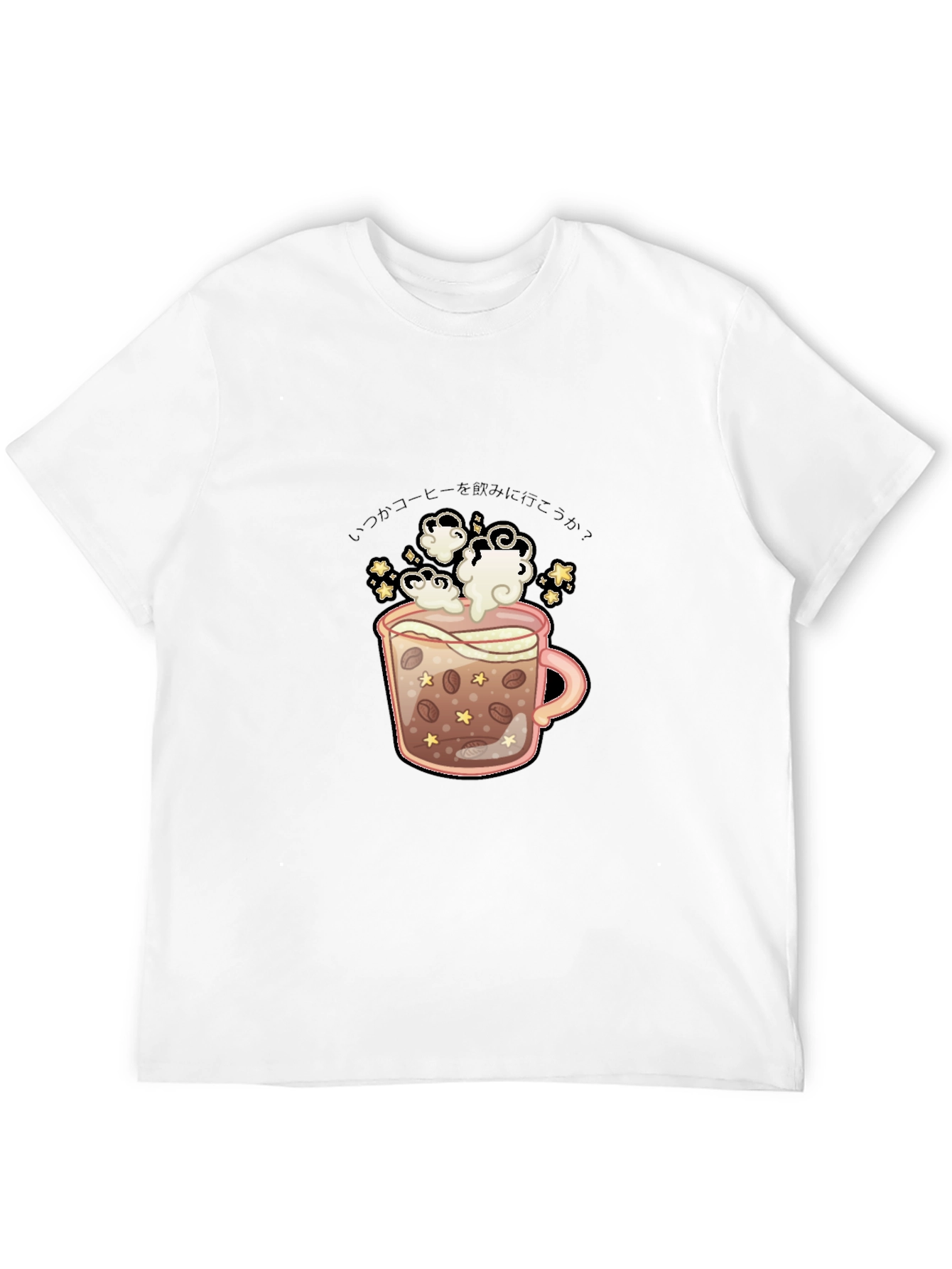 Coffee Mug Graphic Tee - Black