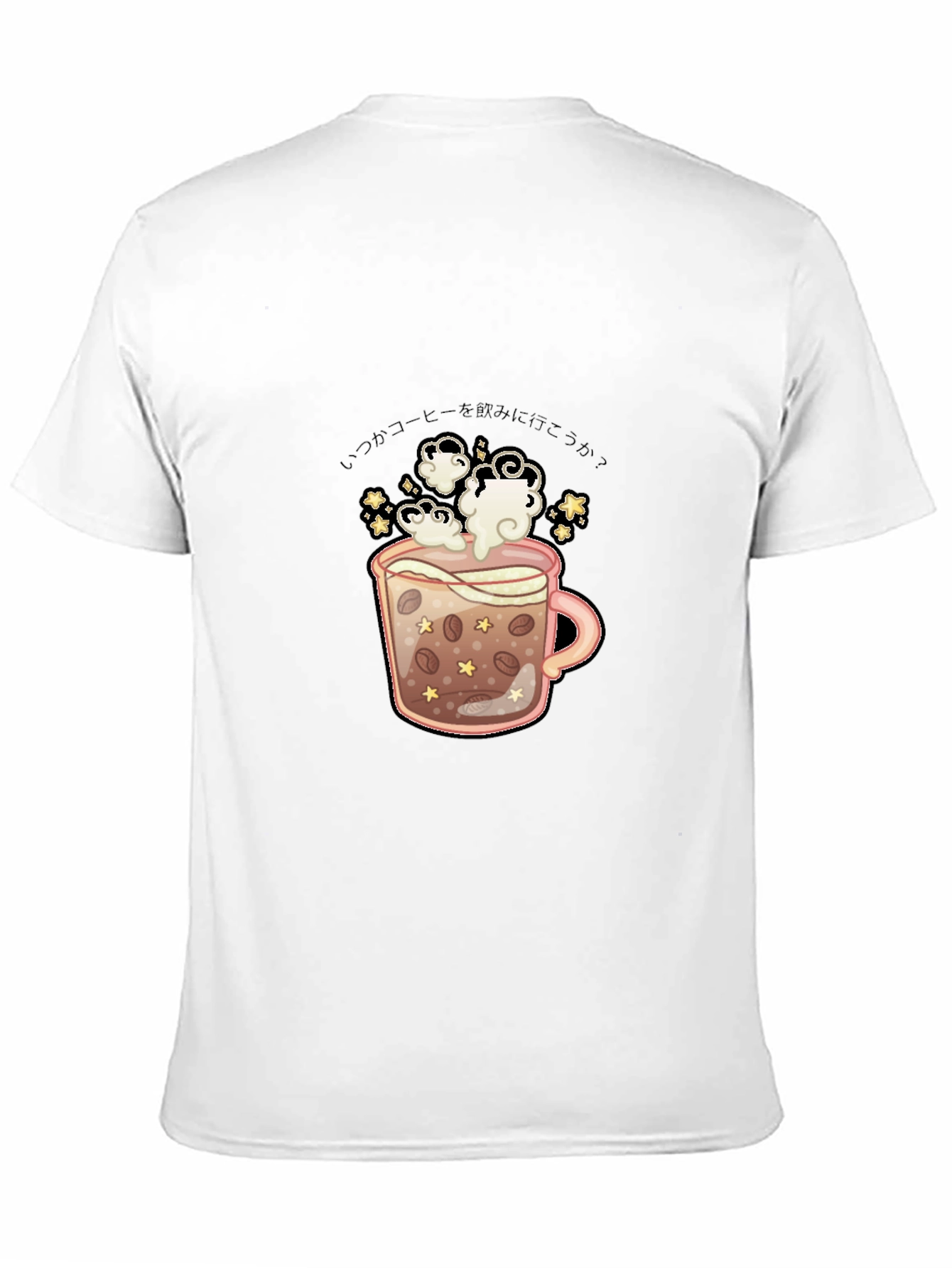 Coffee Mug Graphic Tee - Black