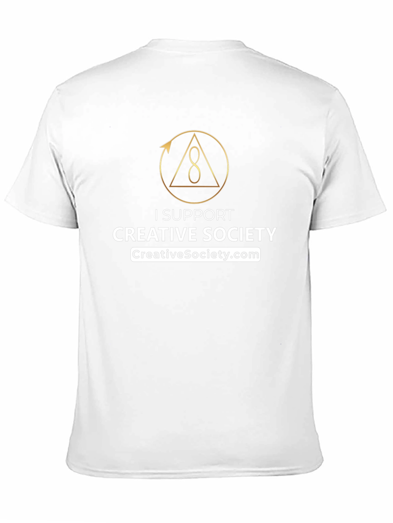 Creative Society Support T-Shirt - Black