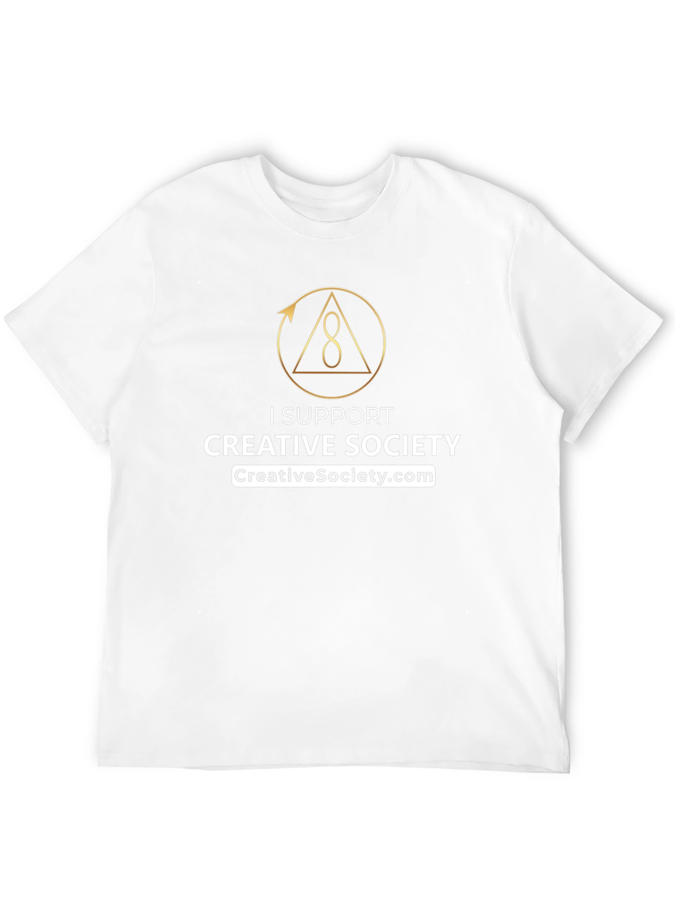 Creative Society Support T-Shirt - Black