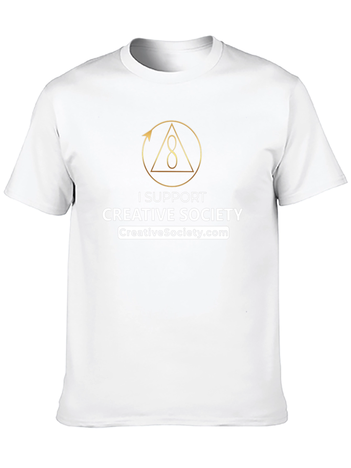 Creative Society Support T-Shirt - Black