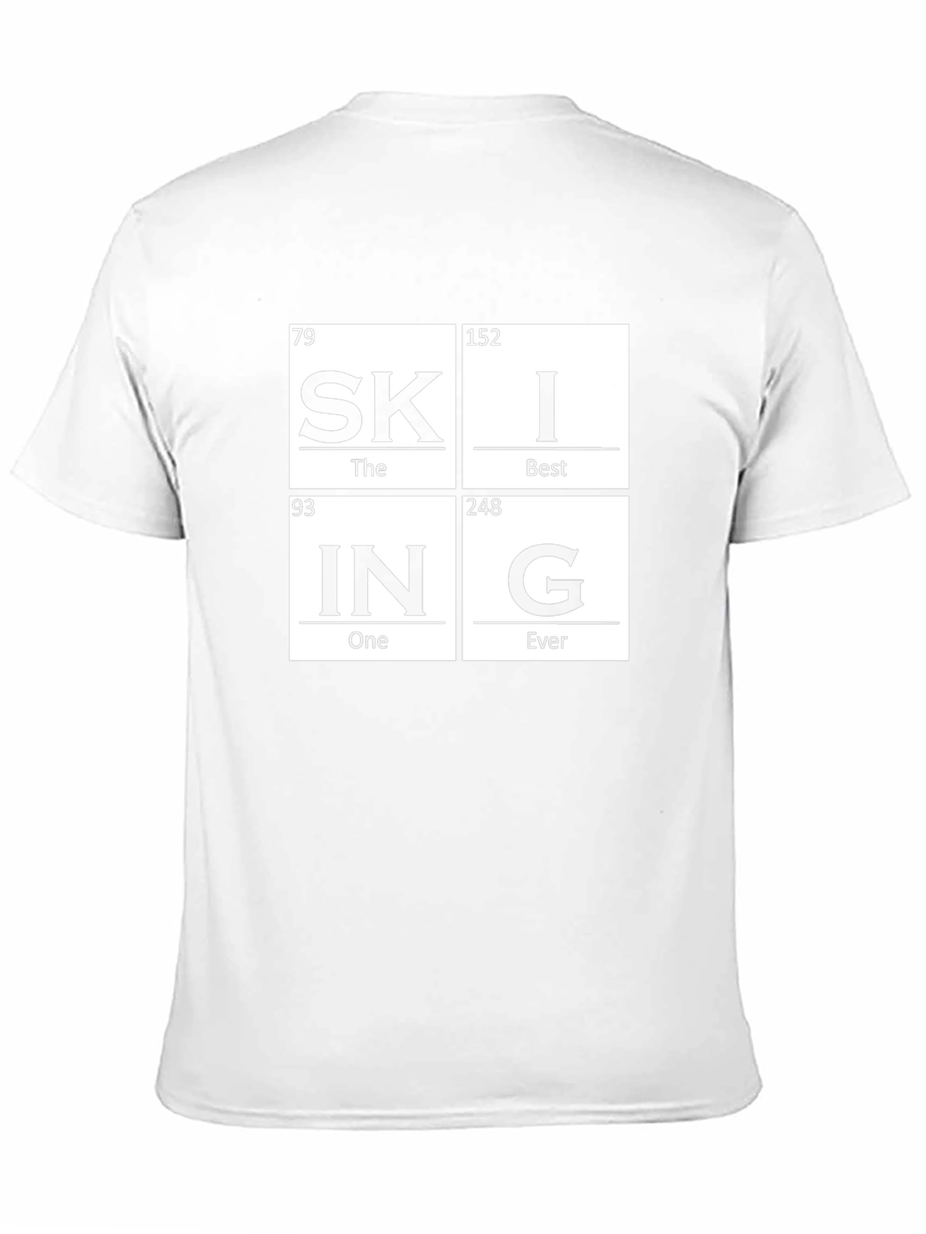 Skiing Periodic Table T-Shirt