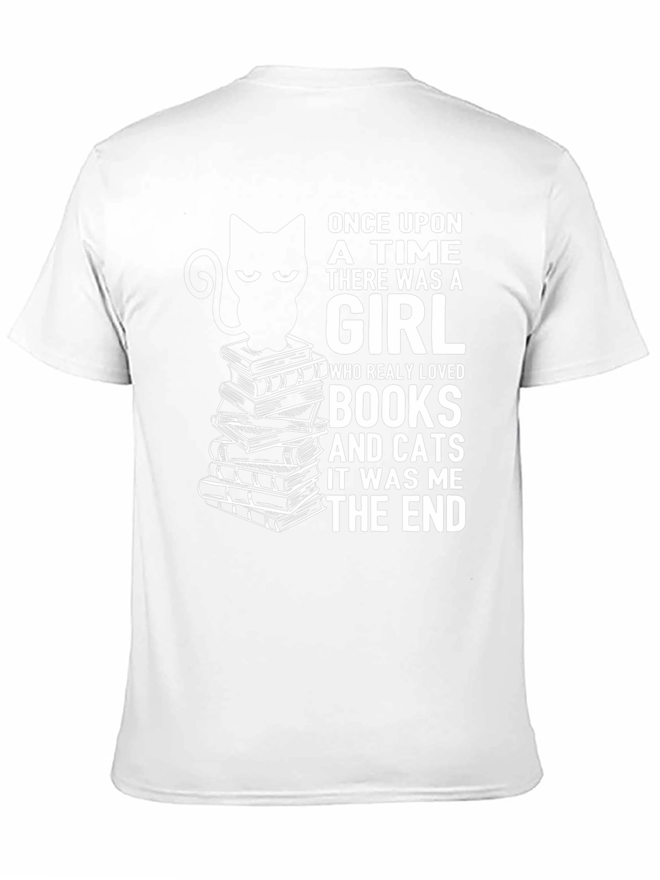 Books and Cats Graphic Tee