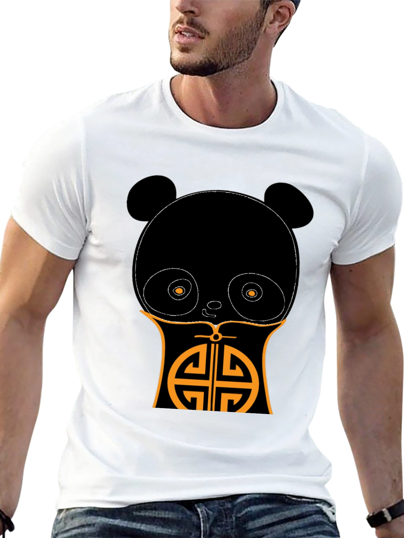 Panda Bear Graphic Tee - Asian Inspired Design