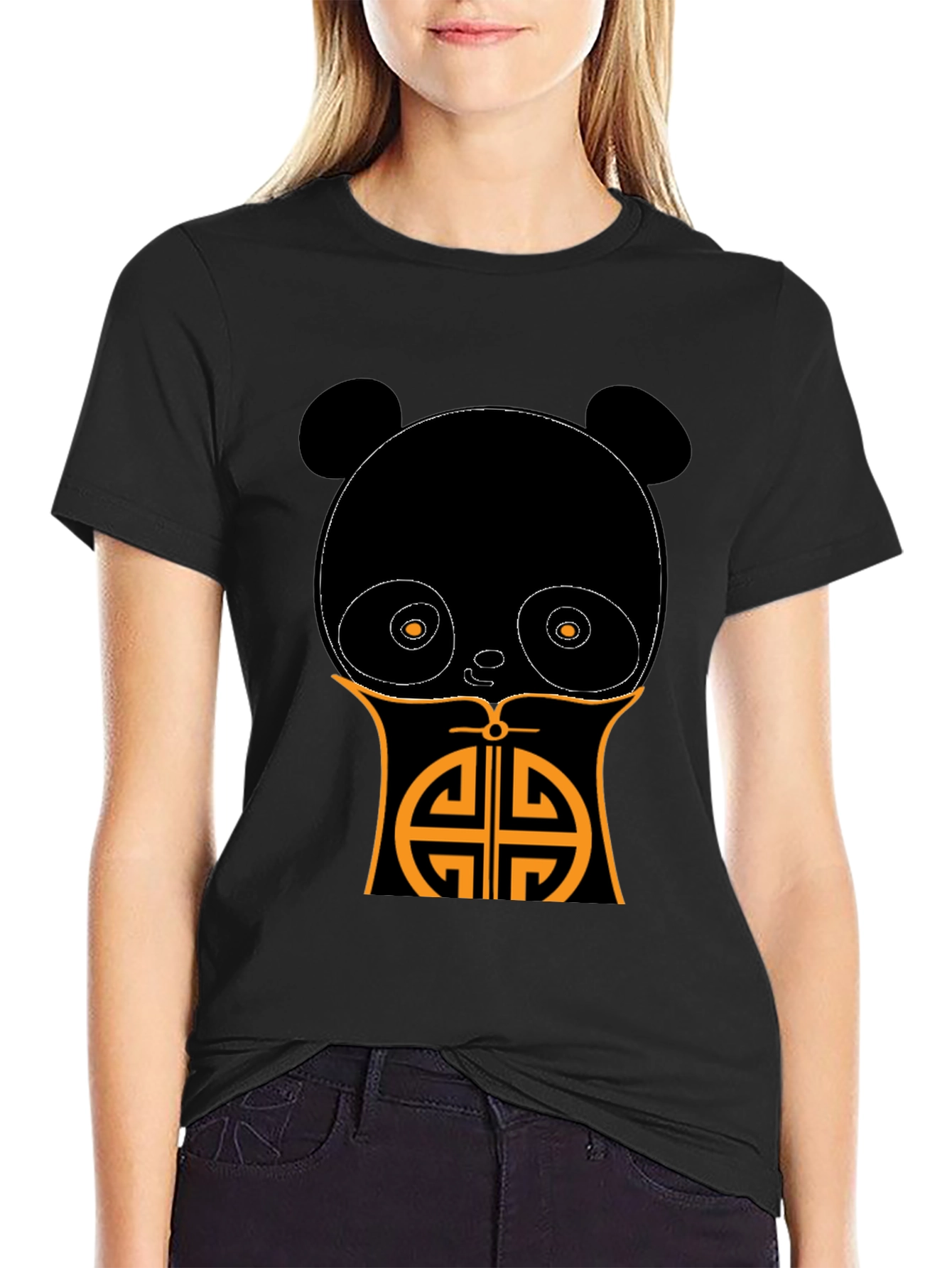 Panda Bear Graphic Tee - Asian Inspired Design