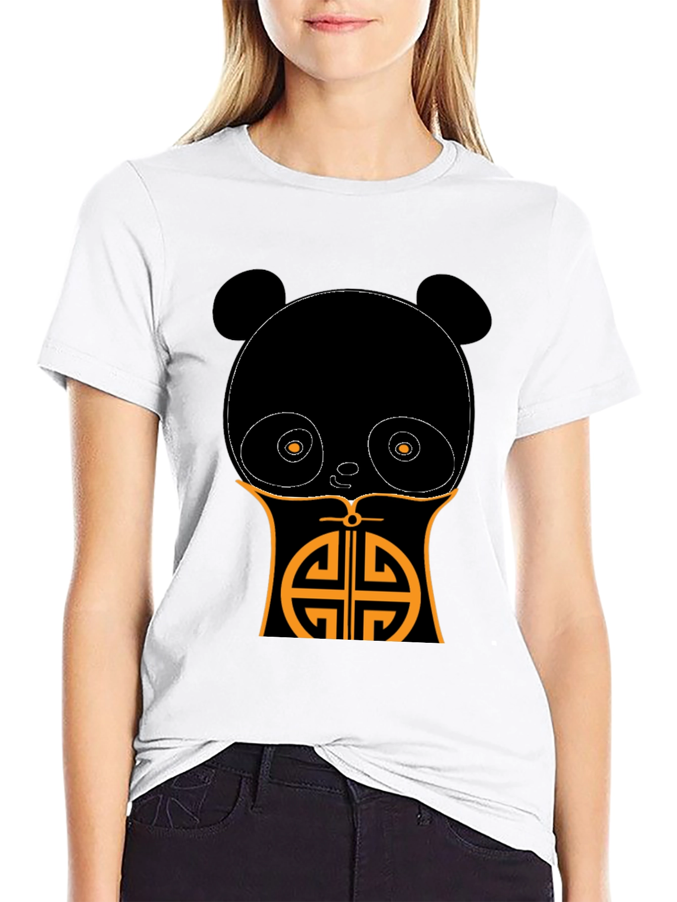 Panda Bear Graphic Tee - Asian Inspired Design