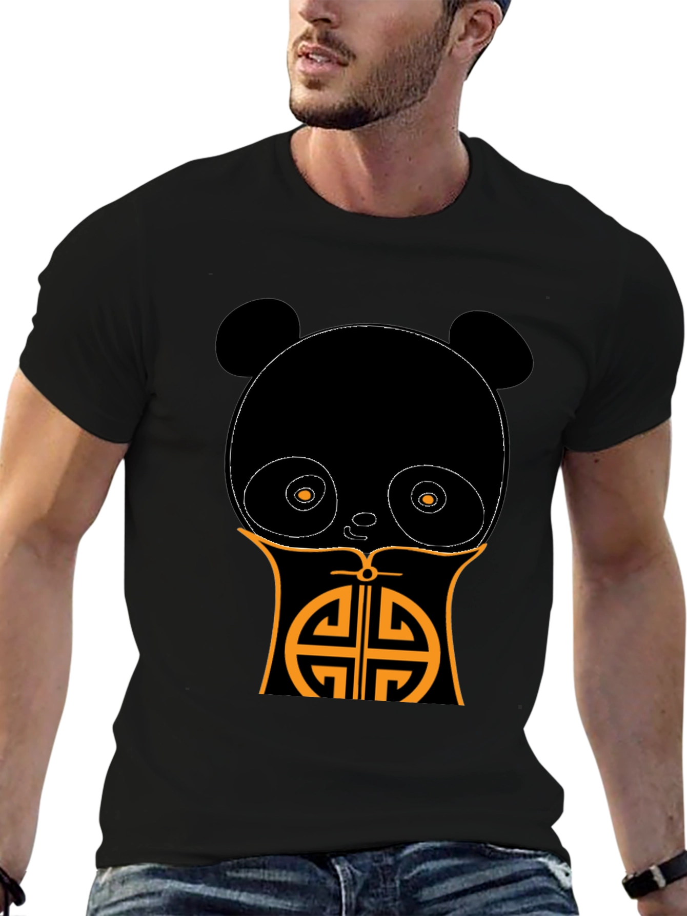 Panda Bear Graphic Tee - Asian Inspired Design