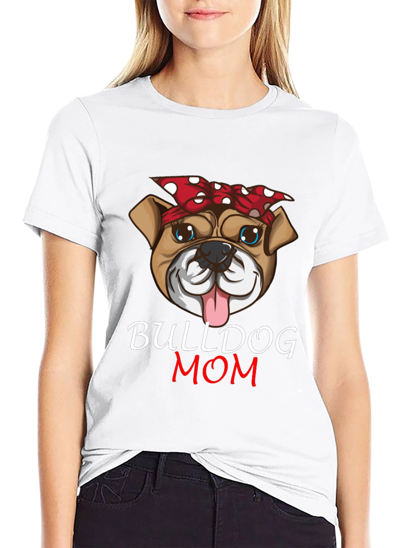 Bulldog Mom T-Shirt - Cute Dog Lover Tee
