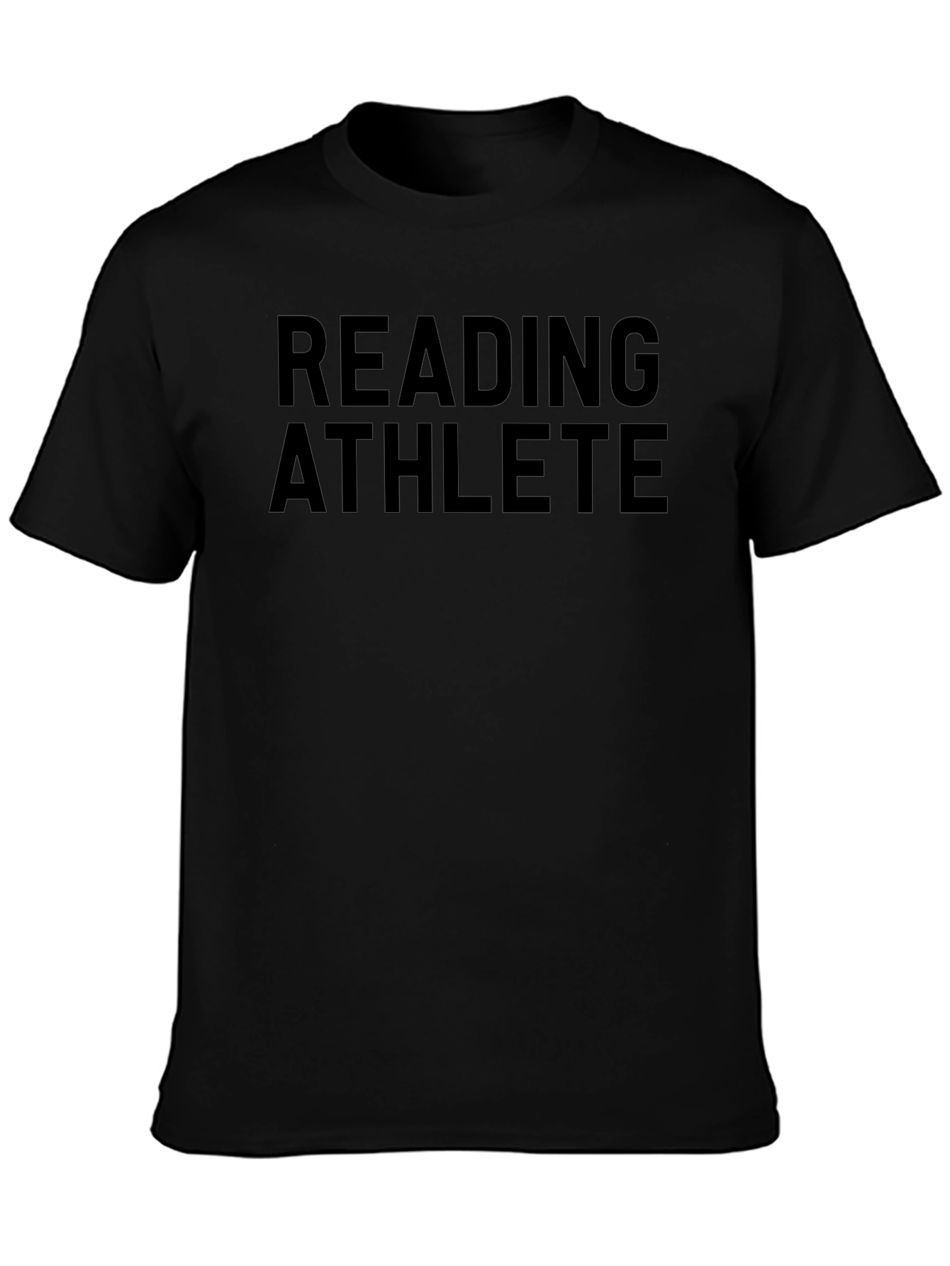 Reading Athlete Black Graphic Tee