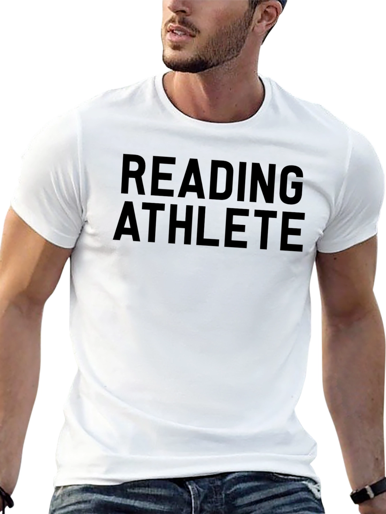 Reading Athlete Black Graphic Tee