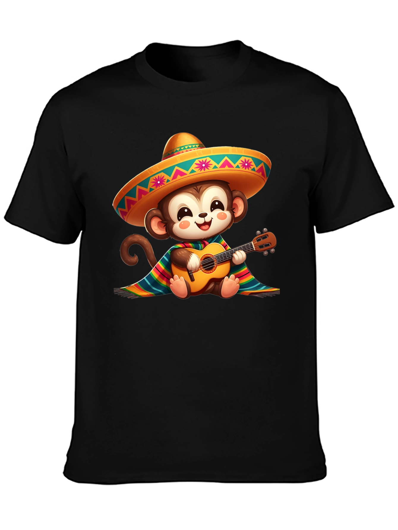 Monkey with Guitar T-Shirt