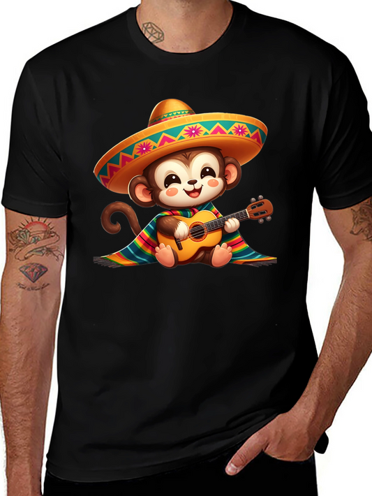 Monkey with Guitar T-Shirt