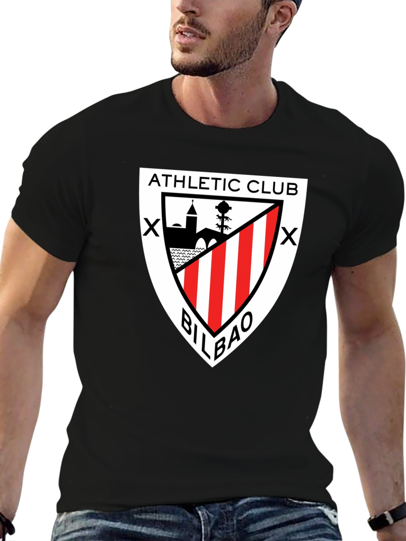 Athletic Club Bilbao Crest Black T-Shirt