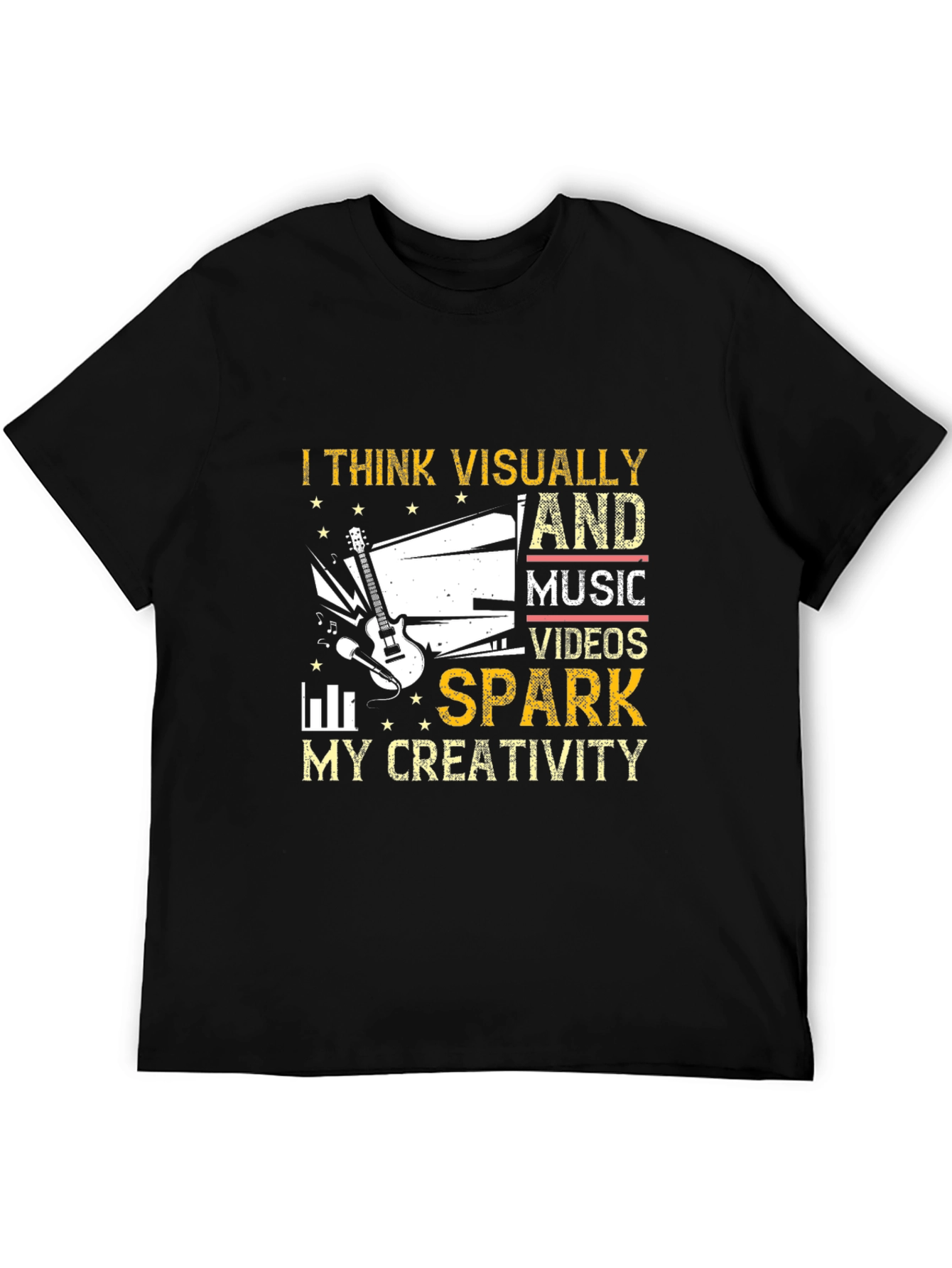 Visually Inspired Music Lover Graphic Tee