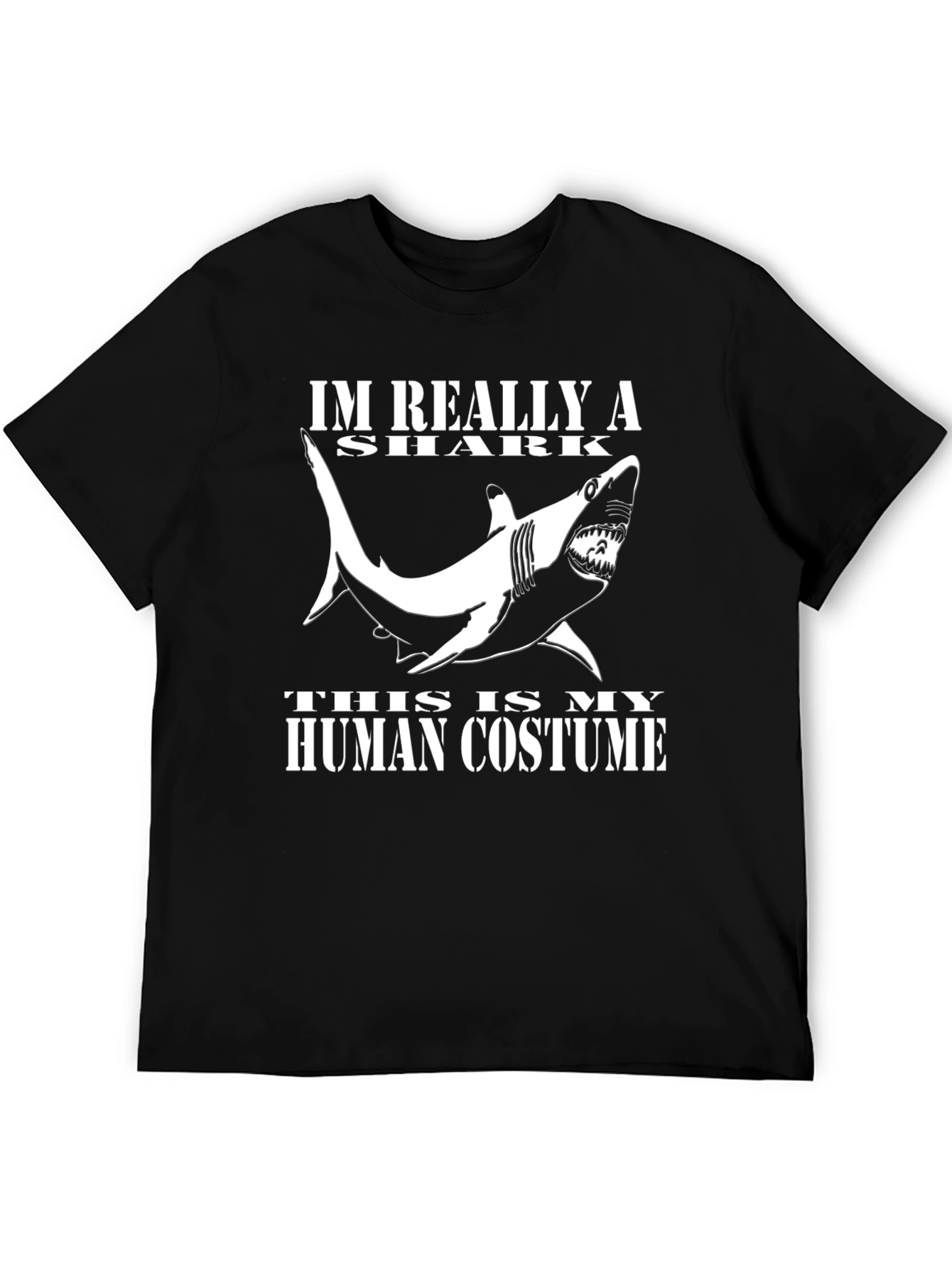Im Really a Shark Human Costume T-Shirt