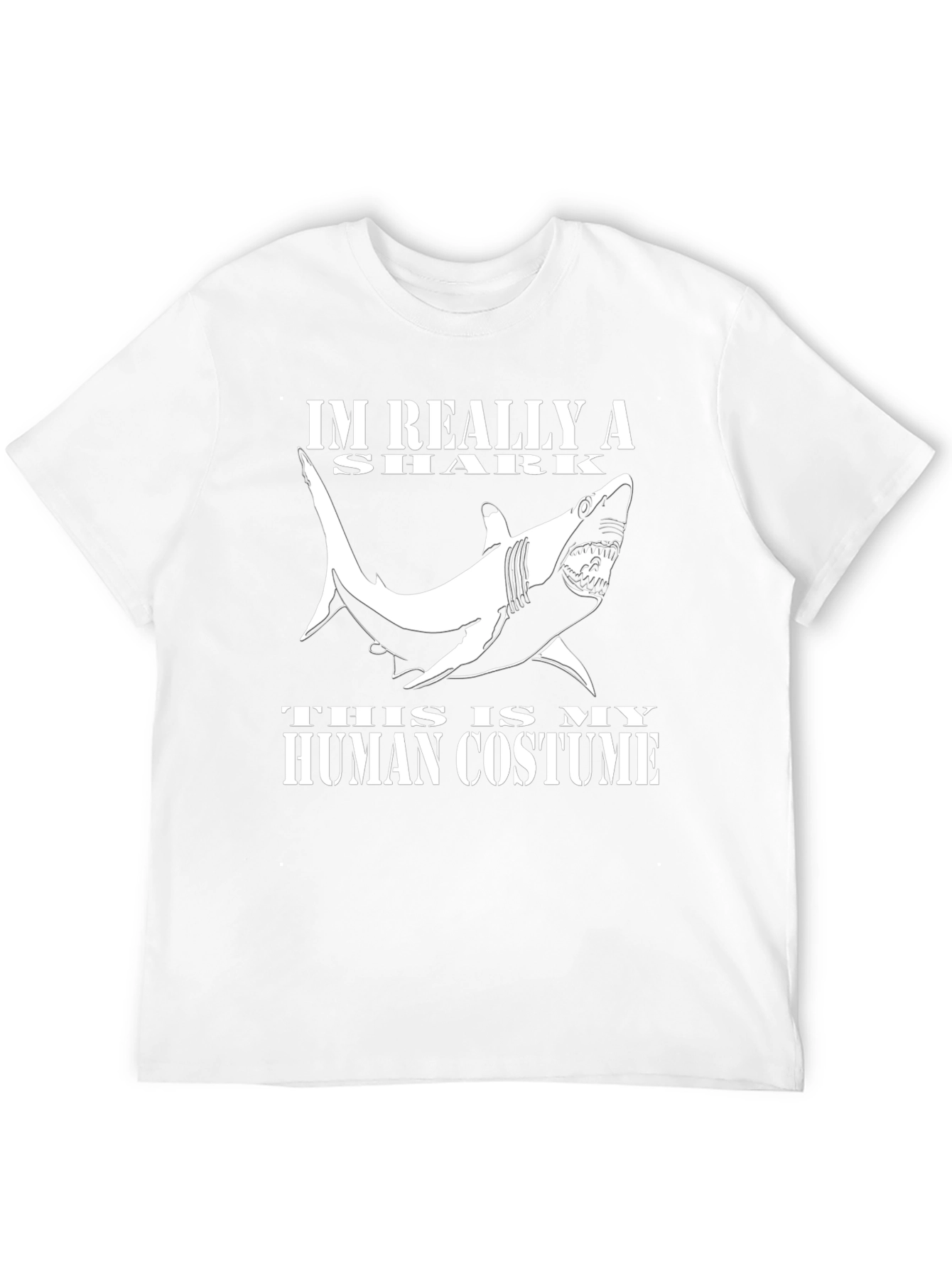 Im Really a Shark Human Costume T-Shirt