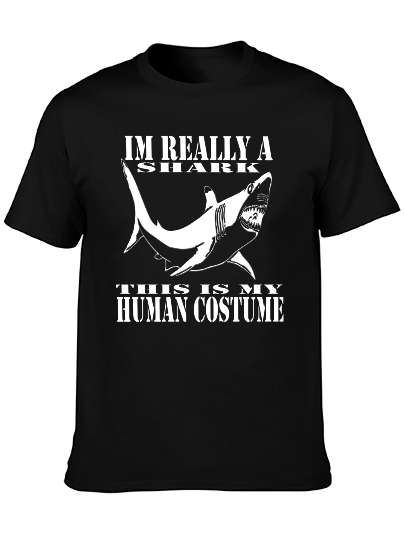 Im Really a Shark Human Costume T-Shirt