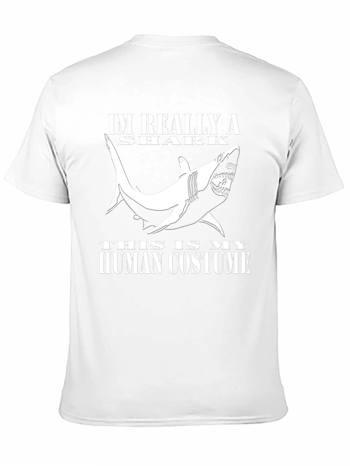 Im Really a Shark Human Costume T-Shirt