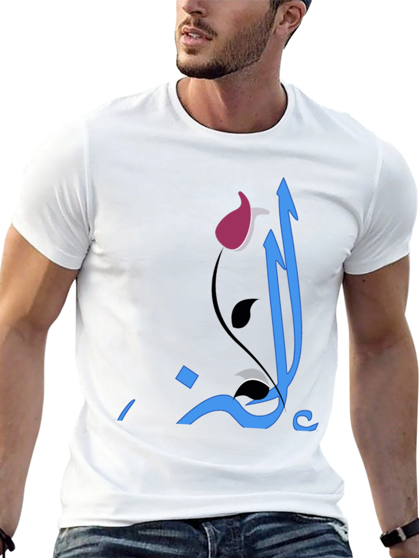 Stylish Graphic T-Shirt with Unique Artistic Design