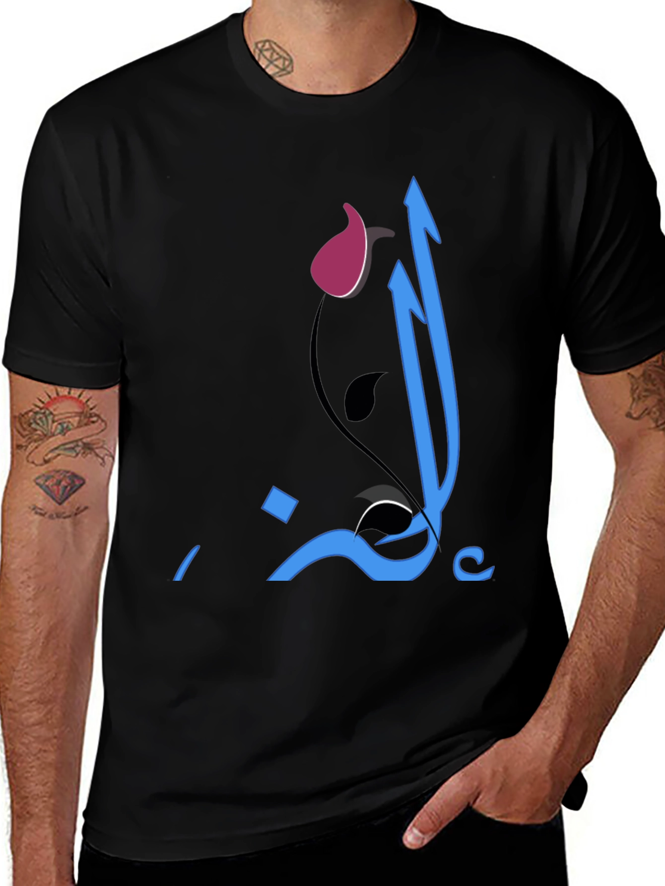 Stylish Graphic T-Shirt with Unique Artistic Design