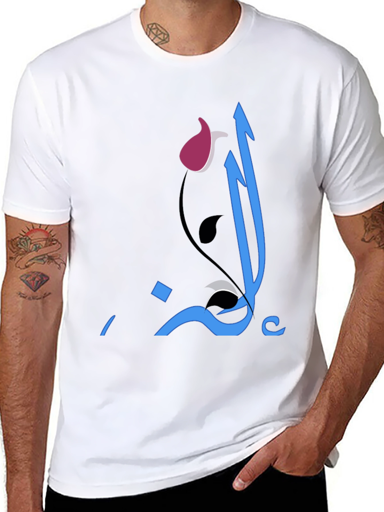 Stylish Graphic T-Shirt with Unique Artistic Design