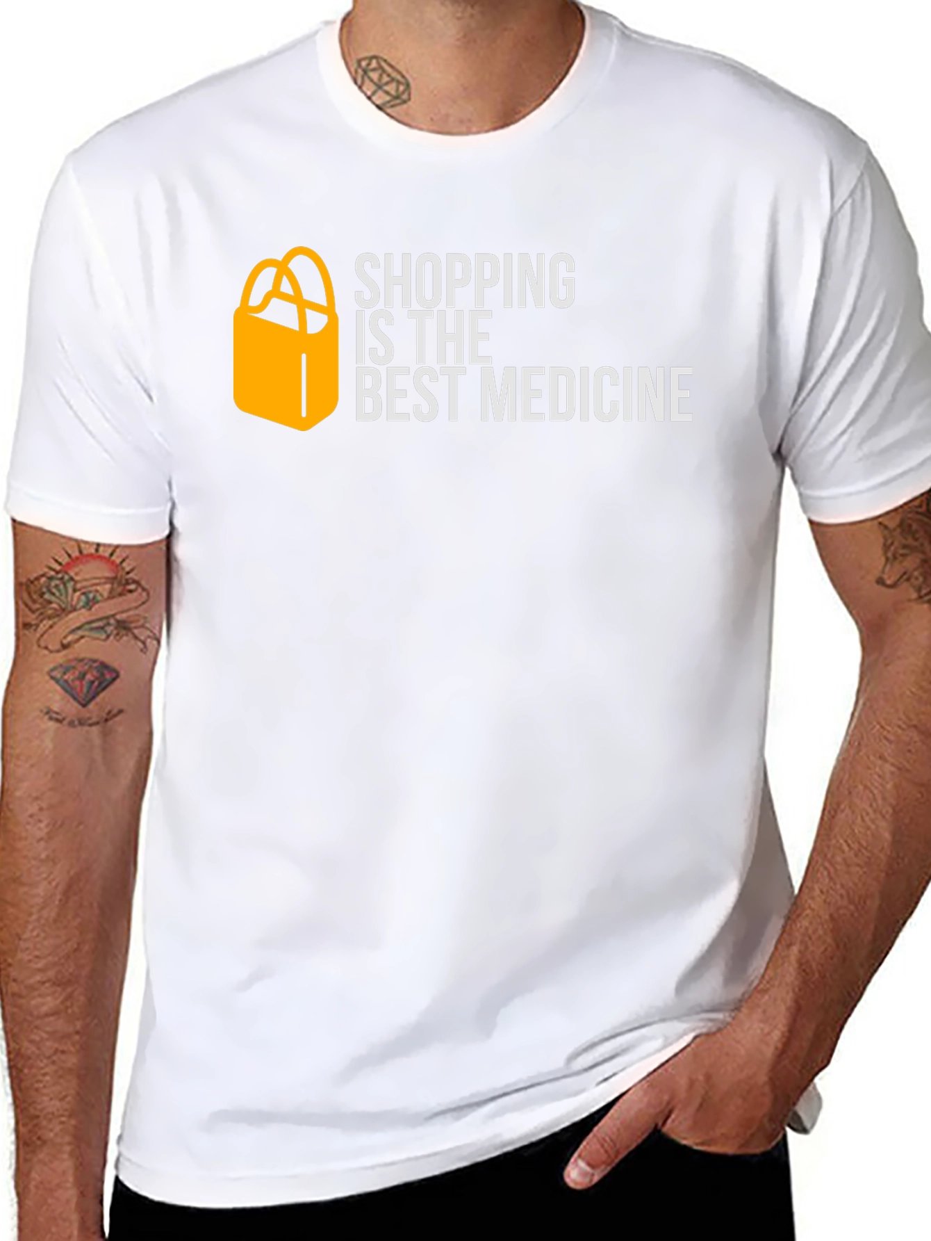 Shopping is the Best Medicine Graphic T-Shirt