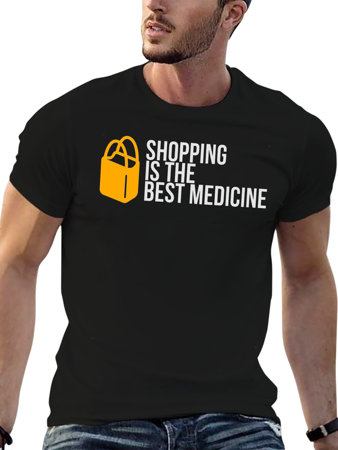 Shopping is the Best Medicine Graphic T-Shirt